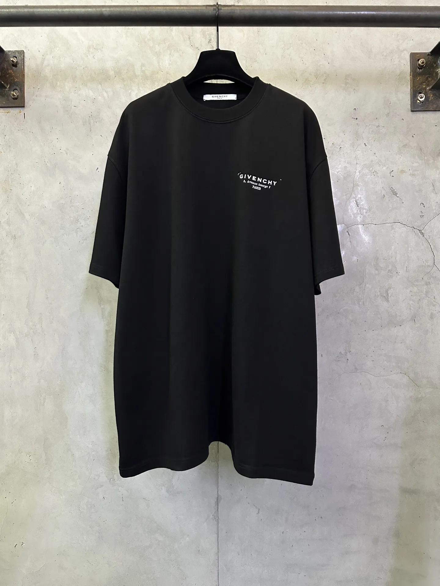 Logo Print Heavyweight Cotton T-Shirt D22012464