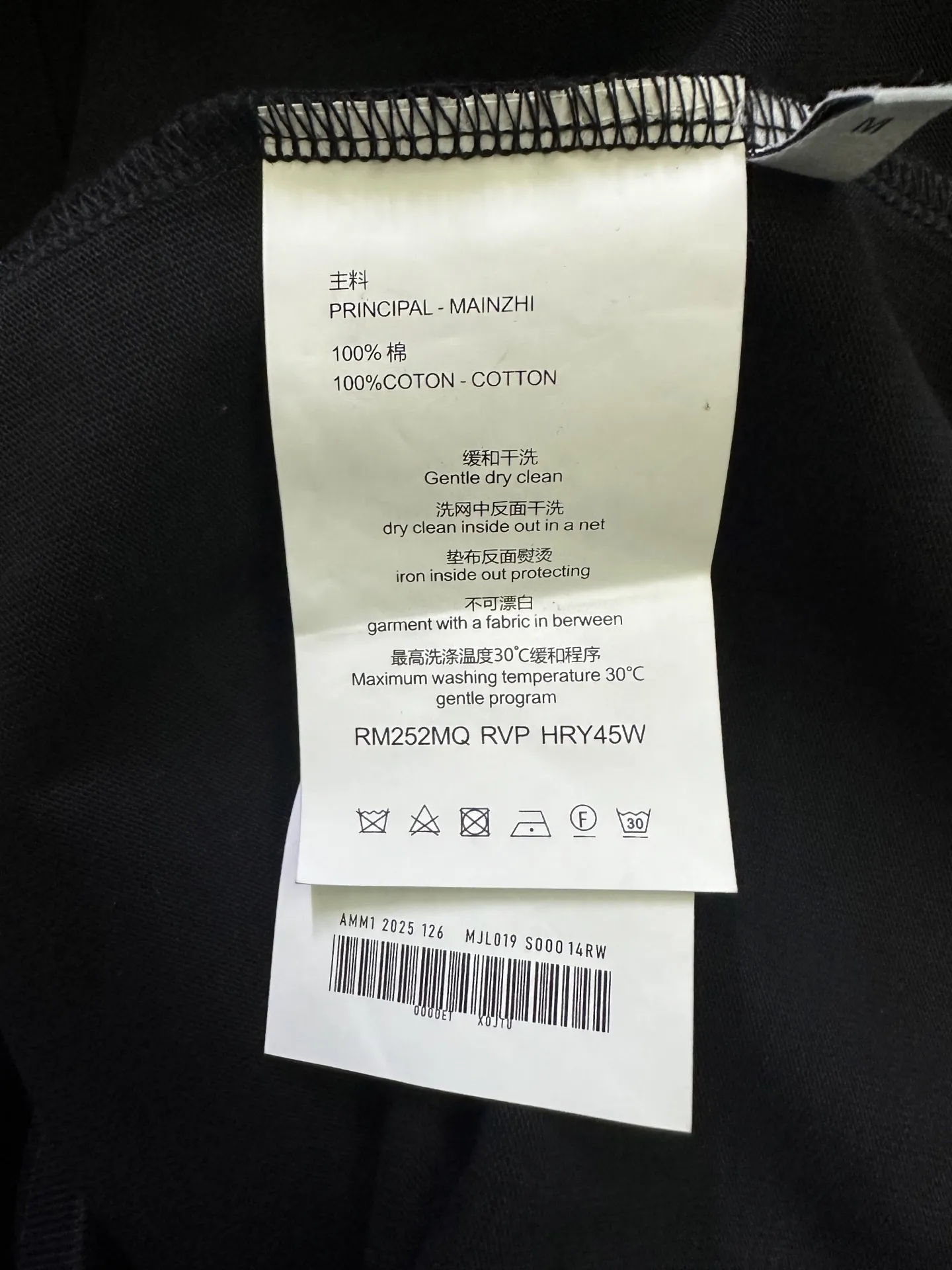 Logo Print Heavyweight Cotton T-Shirt D22012464 — view 9