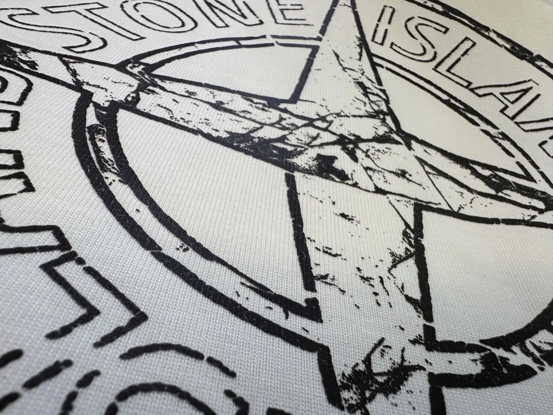 Stone Island Compass Logo Heavyweight Cotton T-Shirt D22012338 — view 8