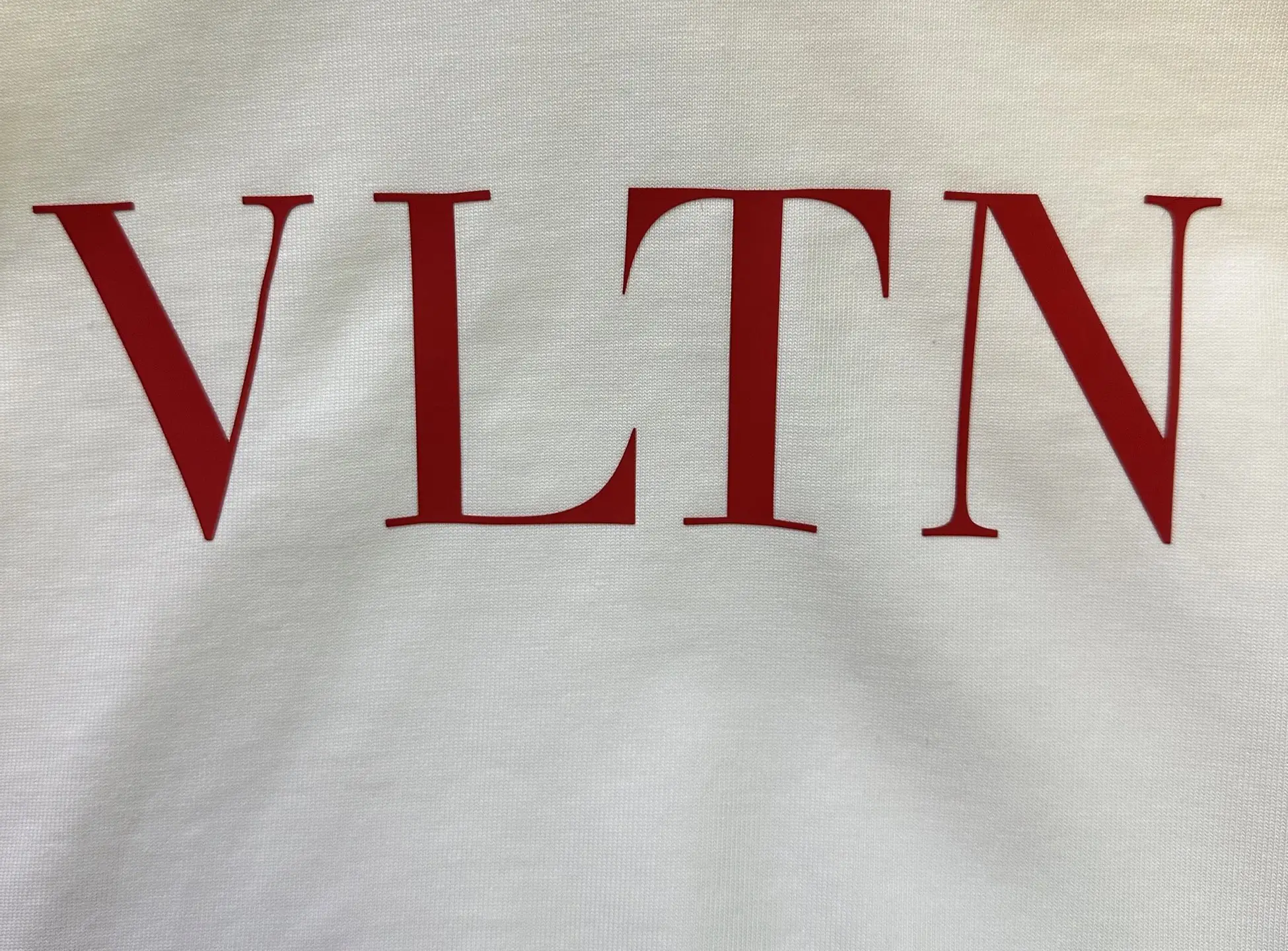 VLTN Logo Print Heavyweight Cotton T-Shirt D22012505 — view 8