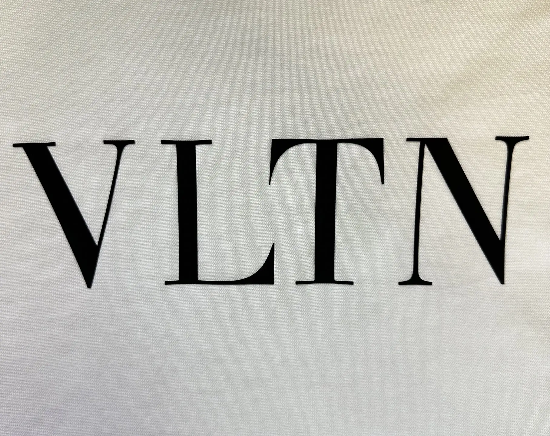 VLTN Logo Print Heavyweight Cotton T-Shirt D22012507 — view 8