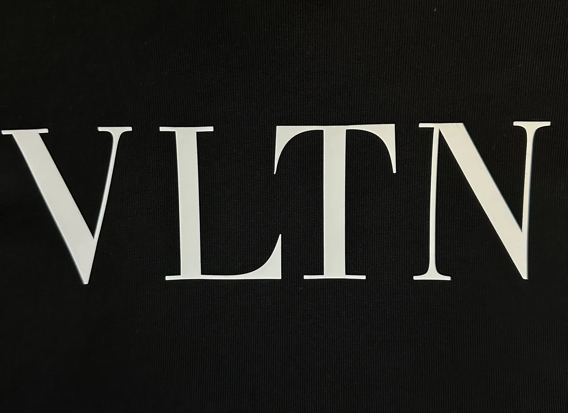 VLTN Logo Print Heavyweight Cotton T-Shirt D22012508 — view 8