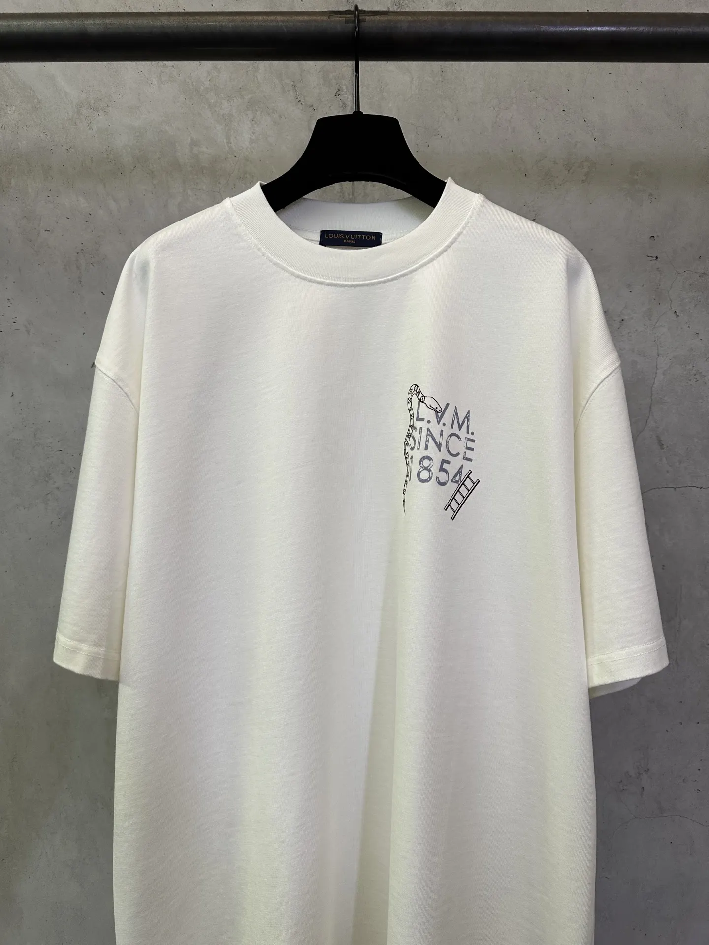 Logo Print Heavyweight Cotton T-Shirt D22015287 — view 3