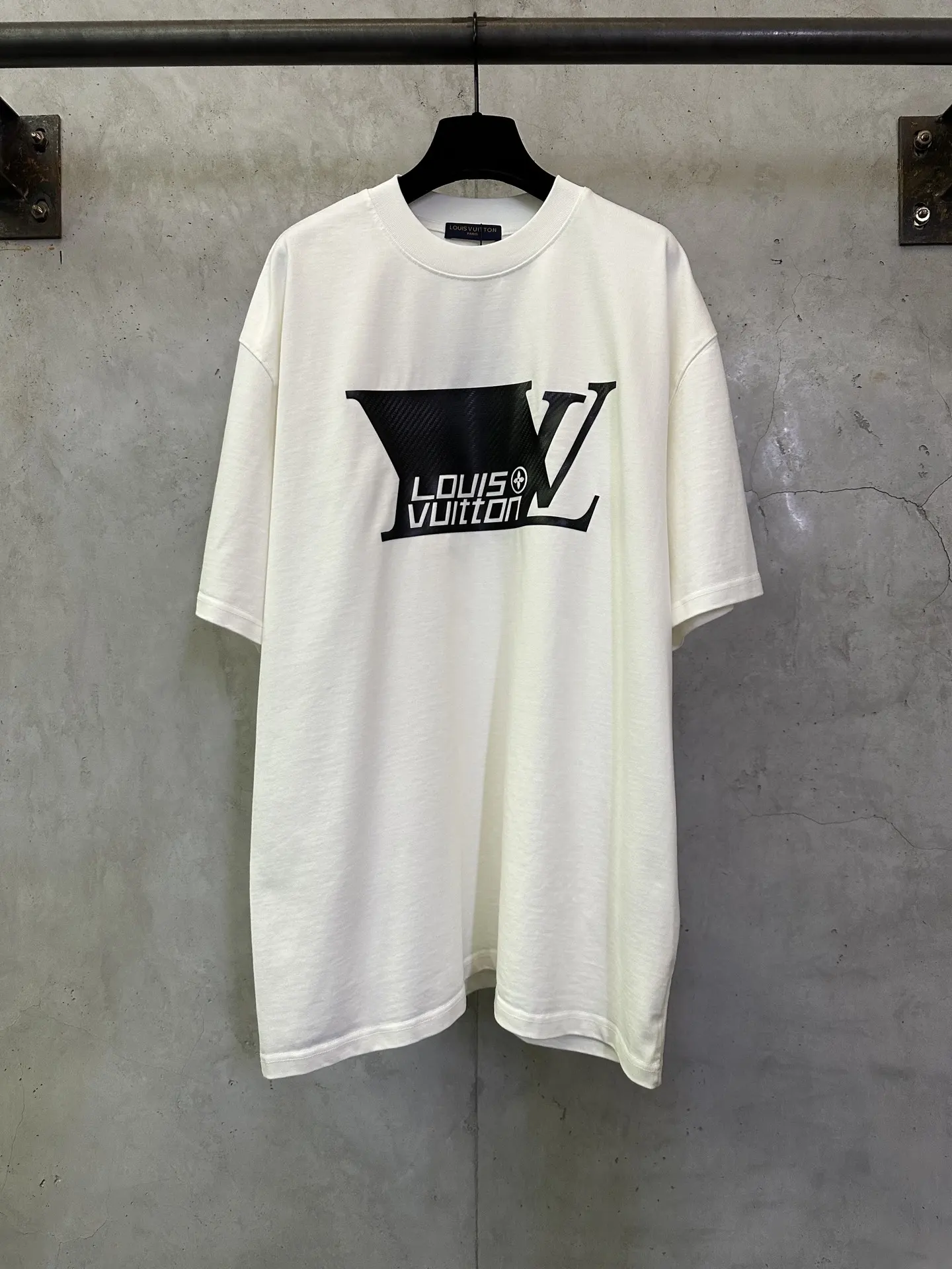Logo Print Heavyweight Cotton T-Shirt D22012409