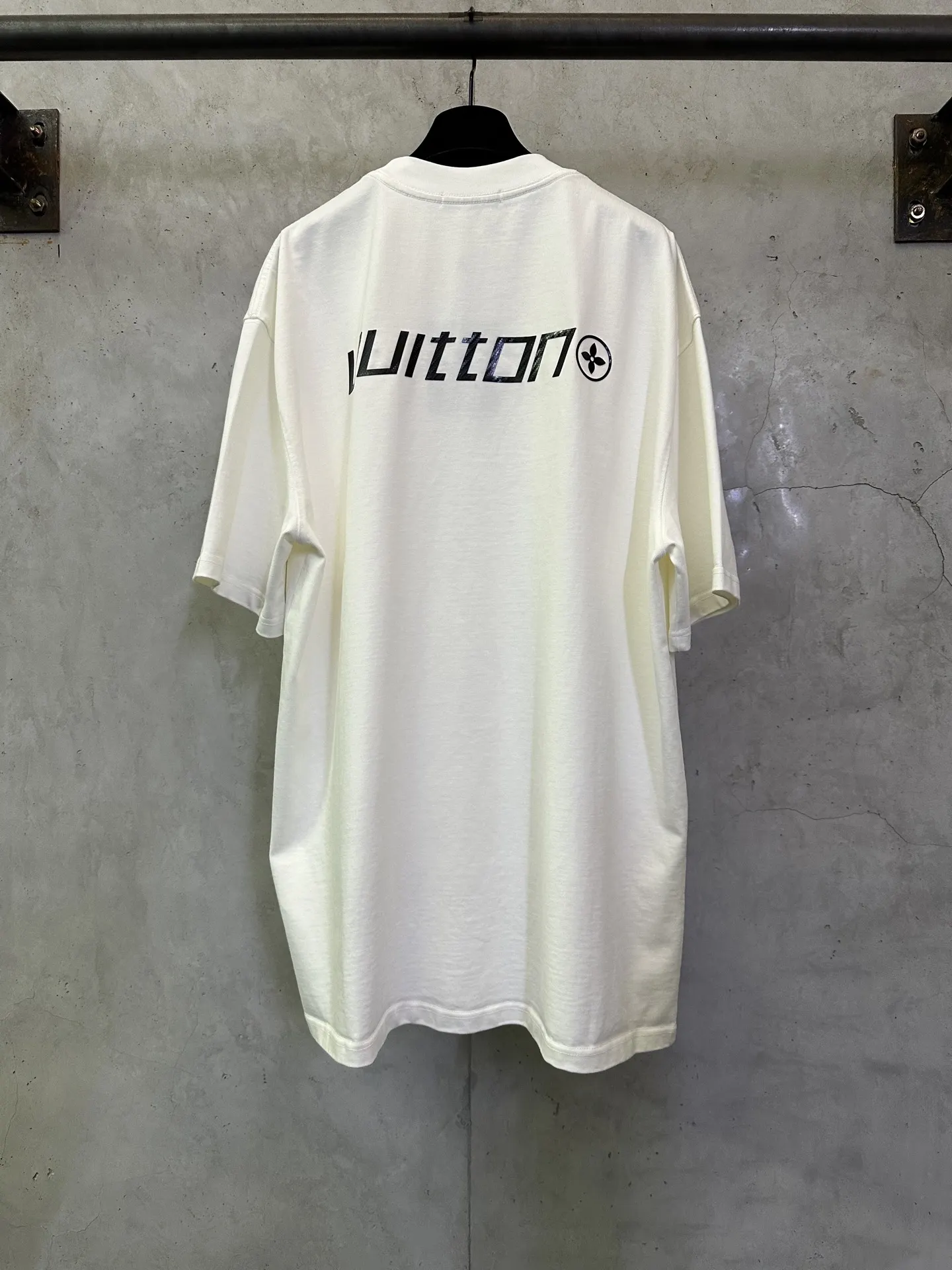 Logo Print Heavyweight Cotton T-Shirt D22012409 — view 2