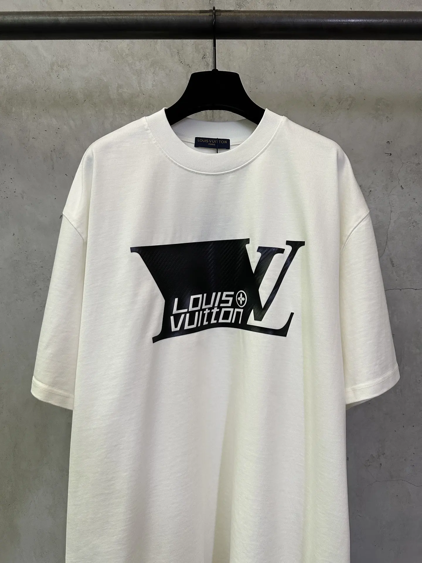 Logo Print Heavyweight Cotton T-Shirt D22012409 — view 3