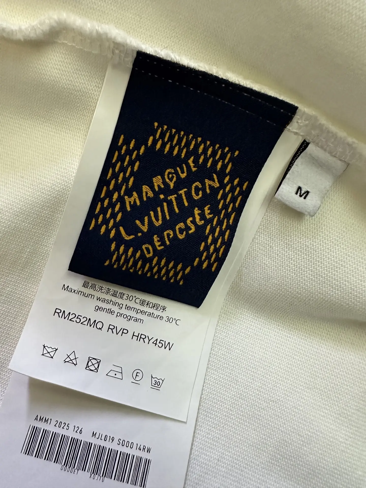 Logo Print Heavyweight Cotton T-Shirt D22012409 — view 9