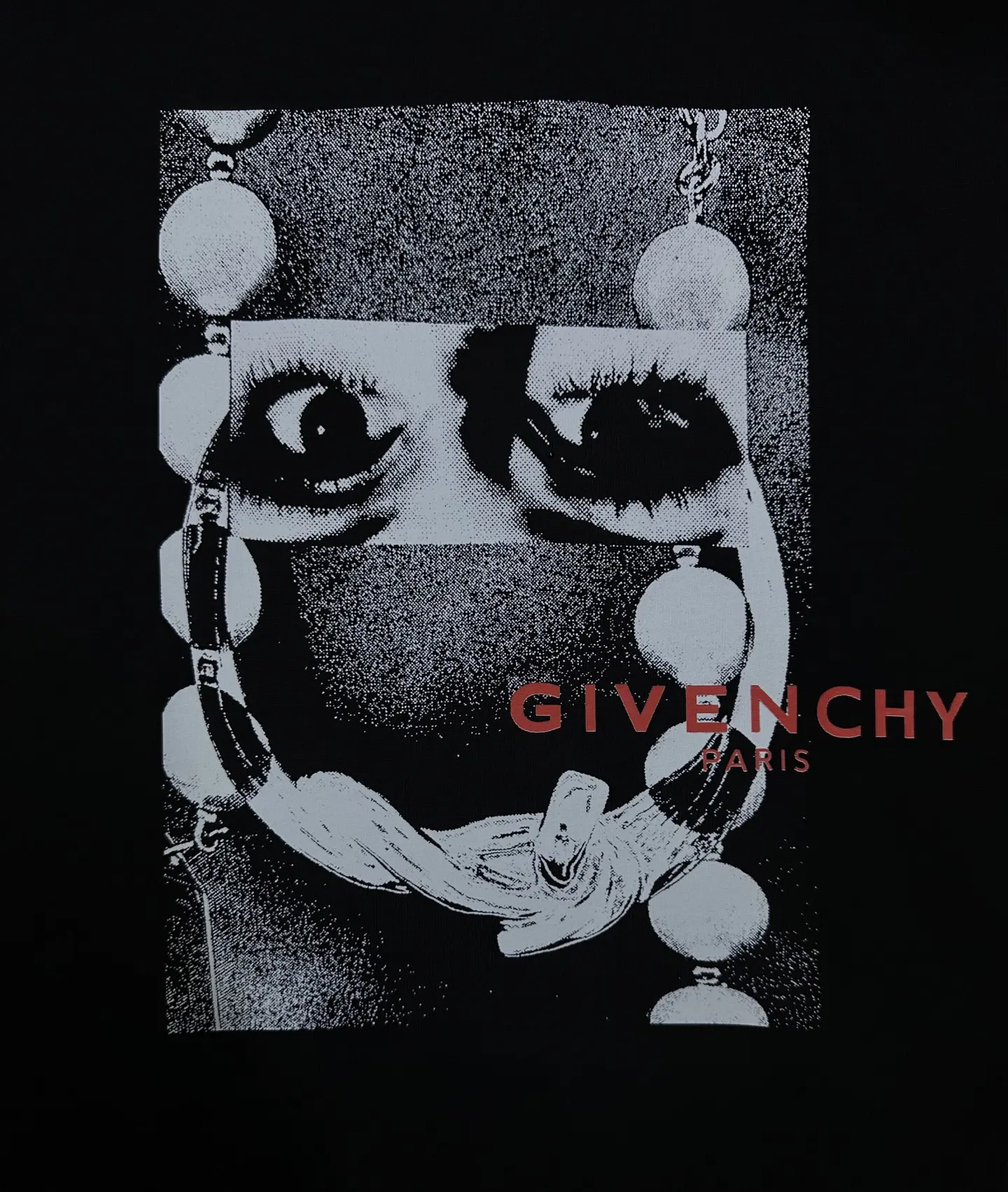 Givenchy Eyes Graphic Print Heavyweight T-Shirt D22012438 — view 8