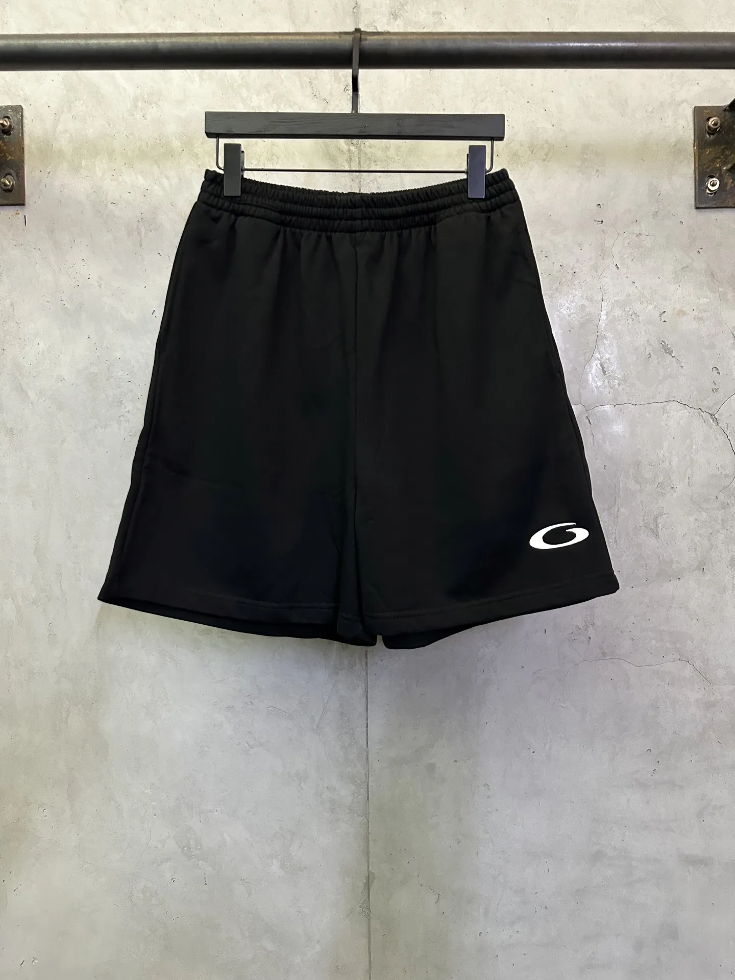 Embroidered Cotton-Jersey Sweat Shorts D22512385