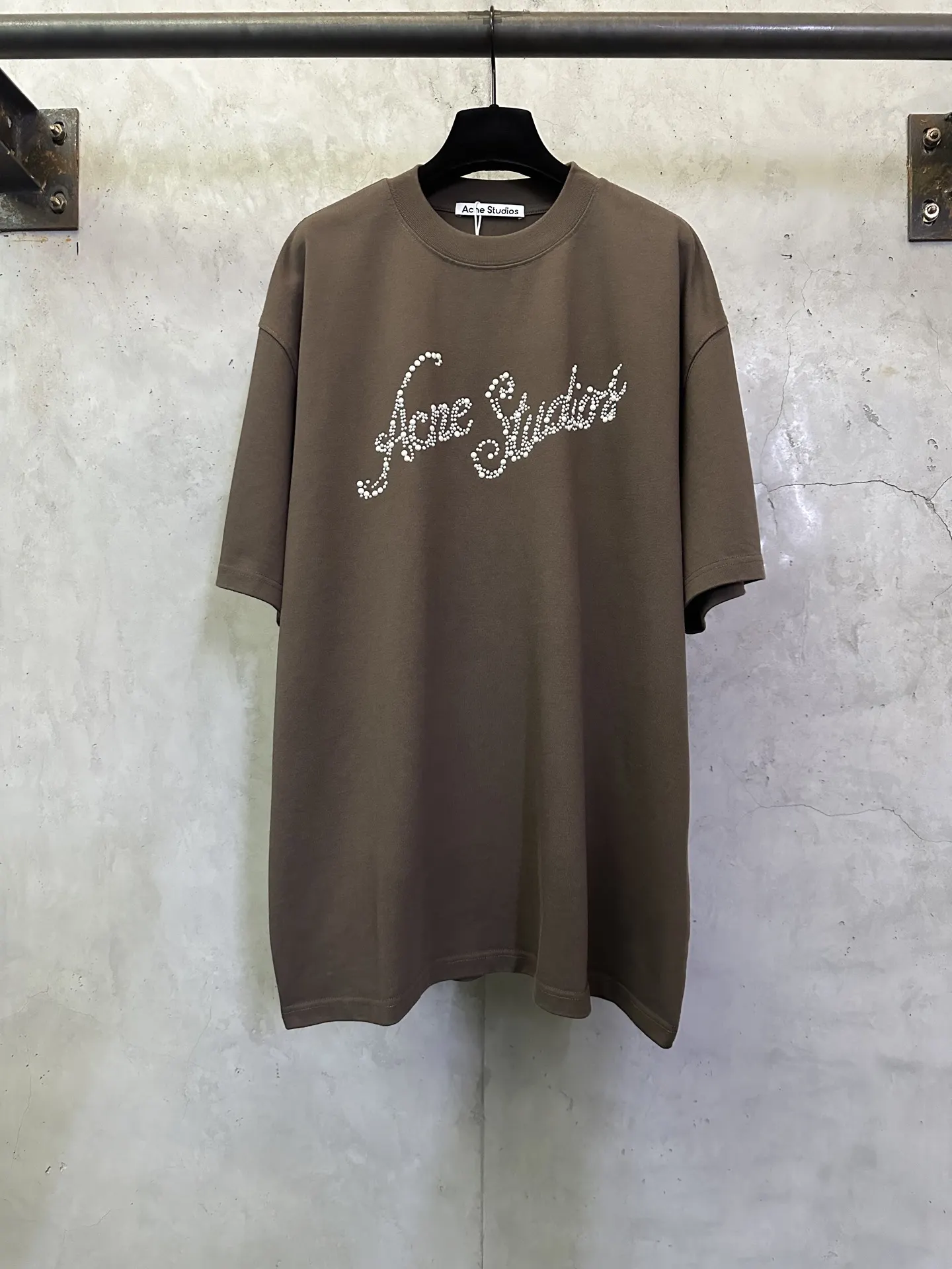 Embellished Logo Heavyweight Cotton T-Shirt D22512375