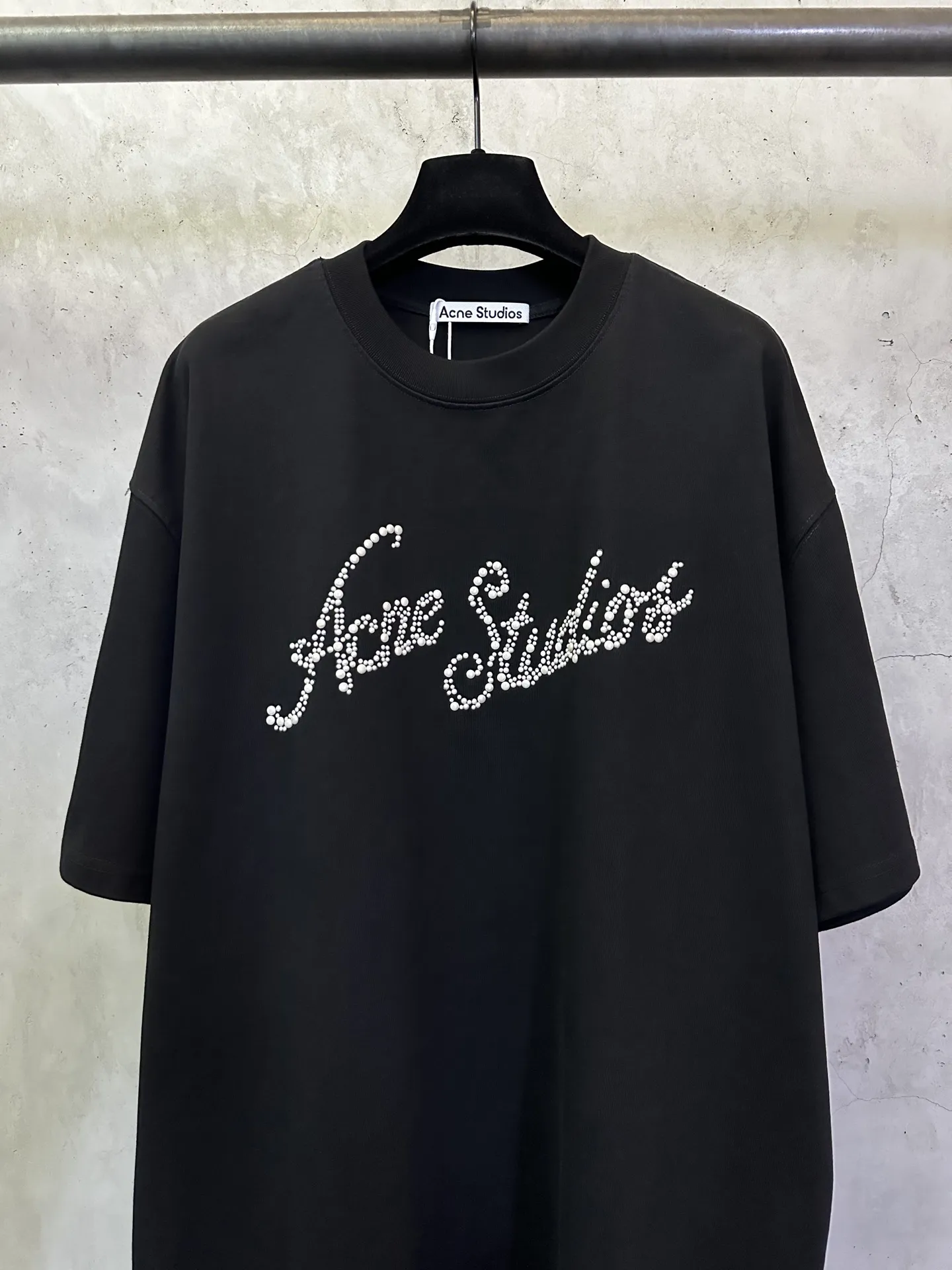 Pearl Logo Heavyweight Cotton T-Shirt D22512371 — view 3