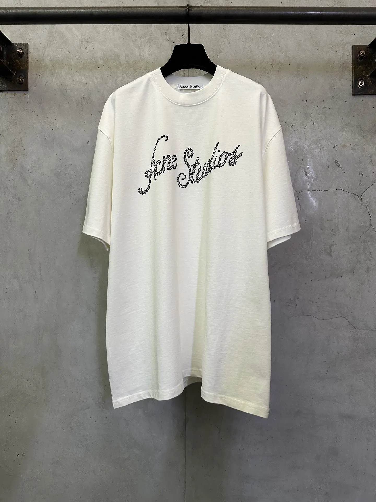 Embellished Logo Heavyweight Cotton T-Shirt D22512372