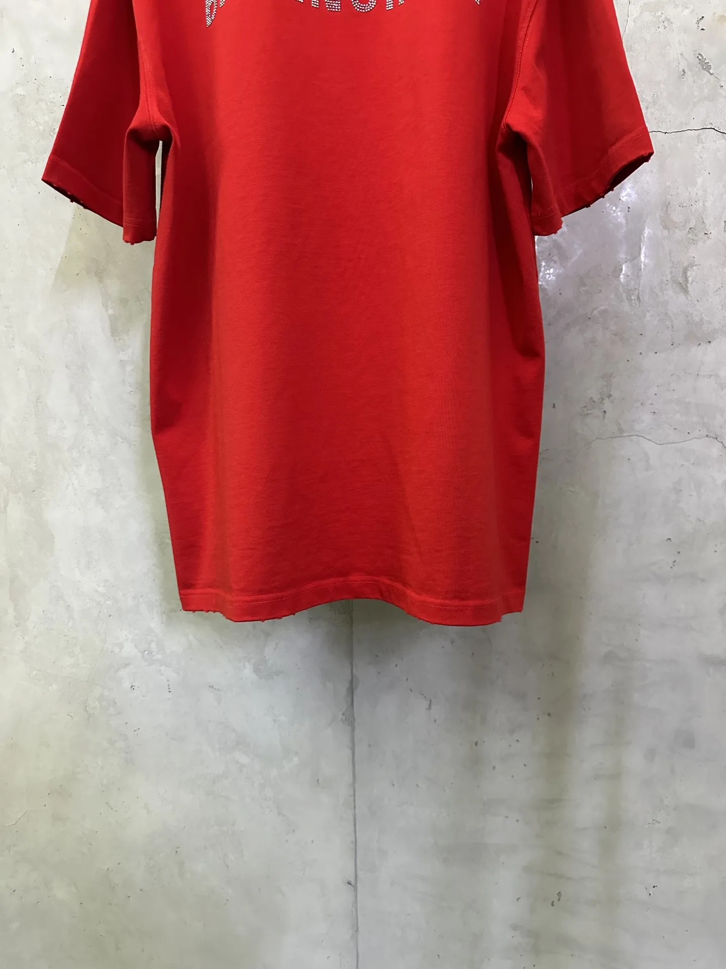 Rhinestone Logo Heavyweight Cotton T-Shirt D22515302 — view 6