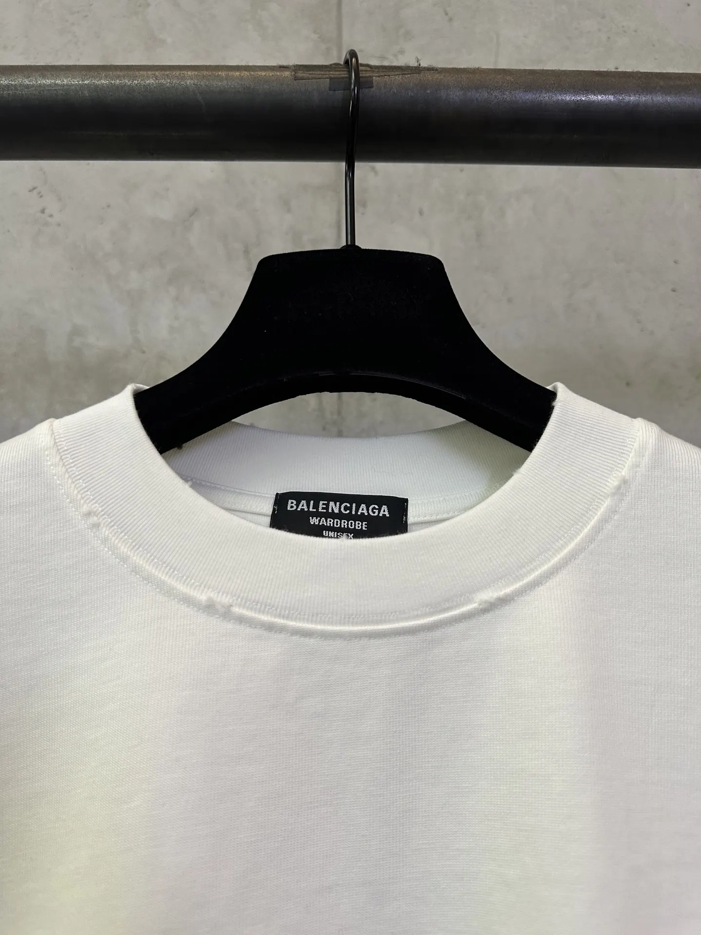 Logo Rhinestone Heavyweight Cotton T-Shirt D22515301 — view 7