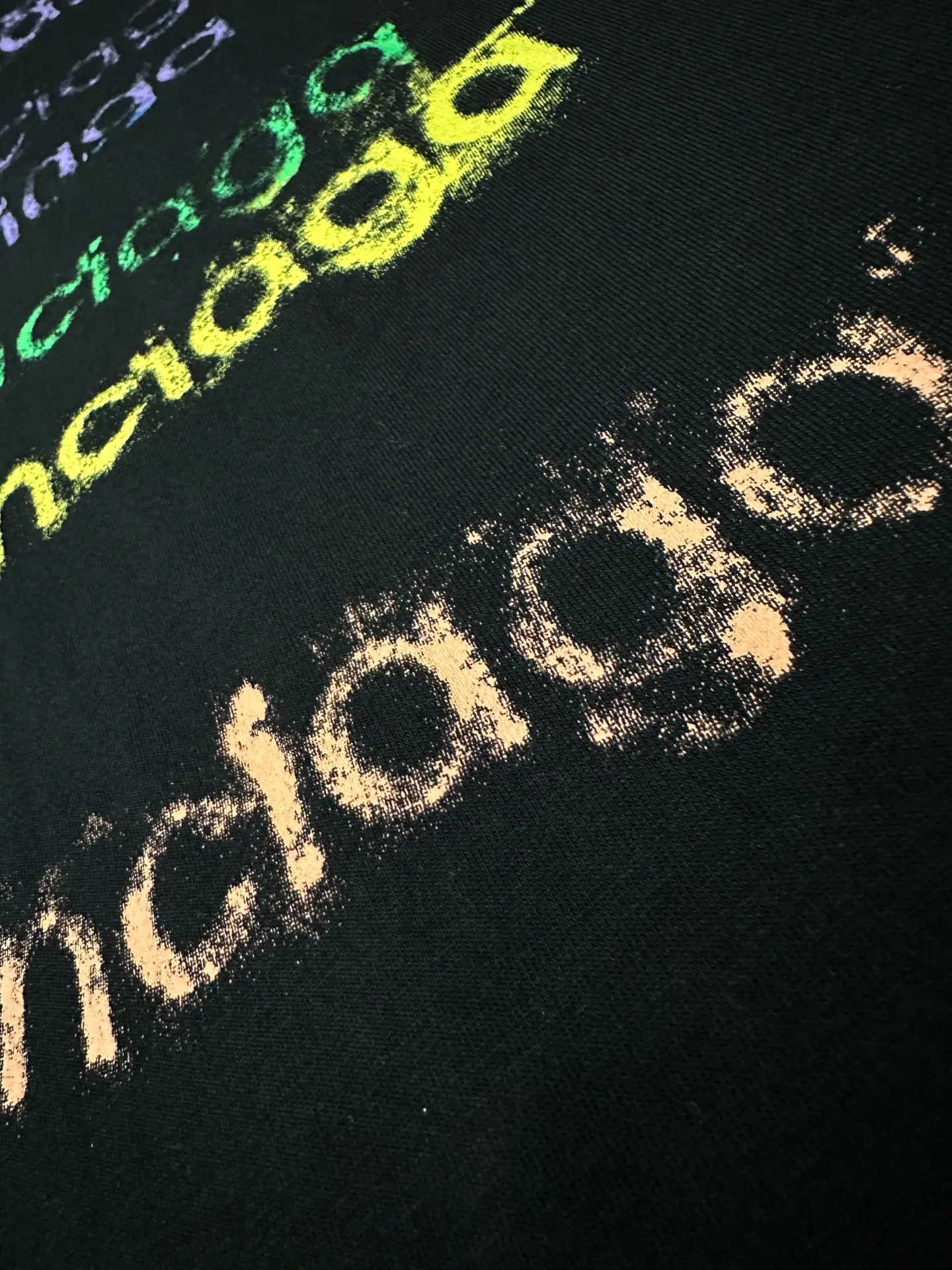 Rainbow Gradient Logo Long-Sleeve T-Shirt D23022203 — view 9