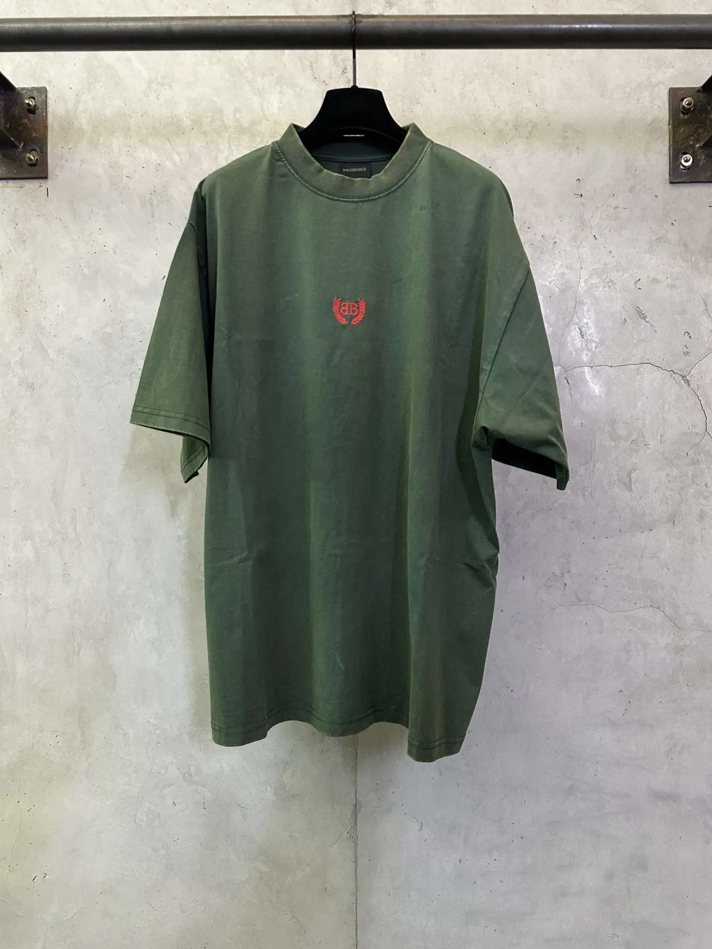 Logo Embroidery Oversized Cotton T-Shirt D23012395
