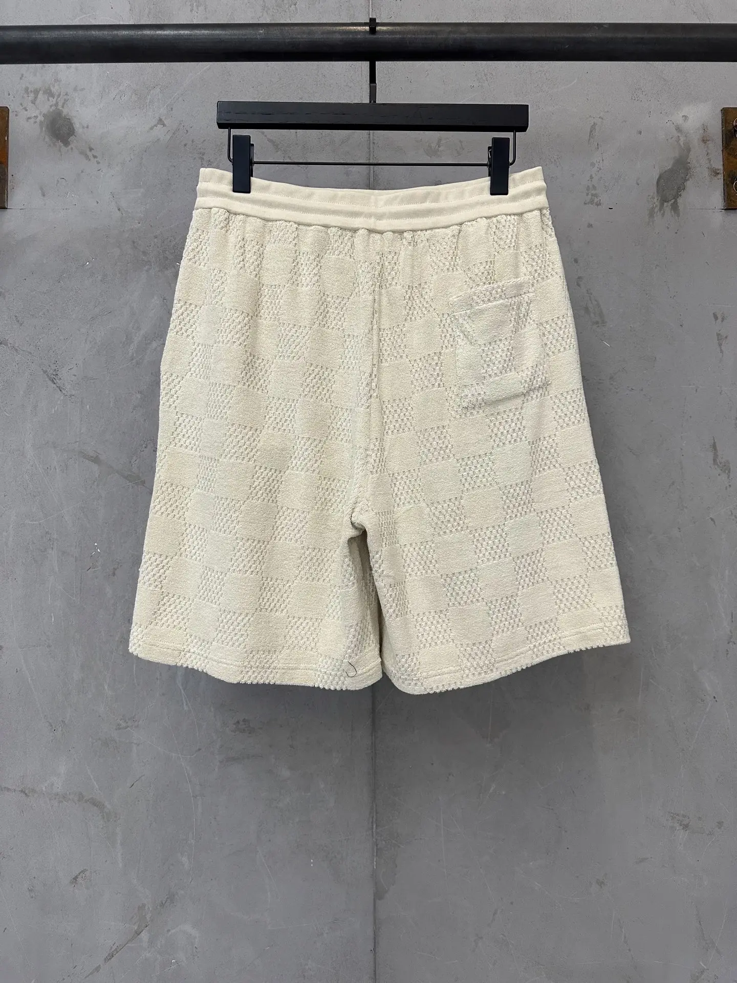 Damier Cotton-Jacquard Terry Shorts D23011344 — view 2