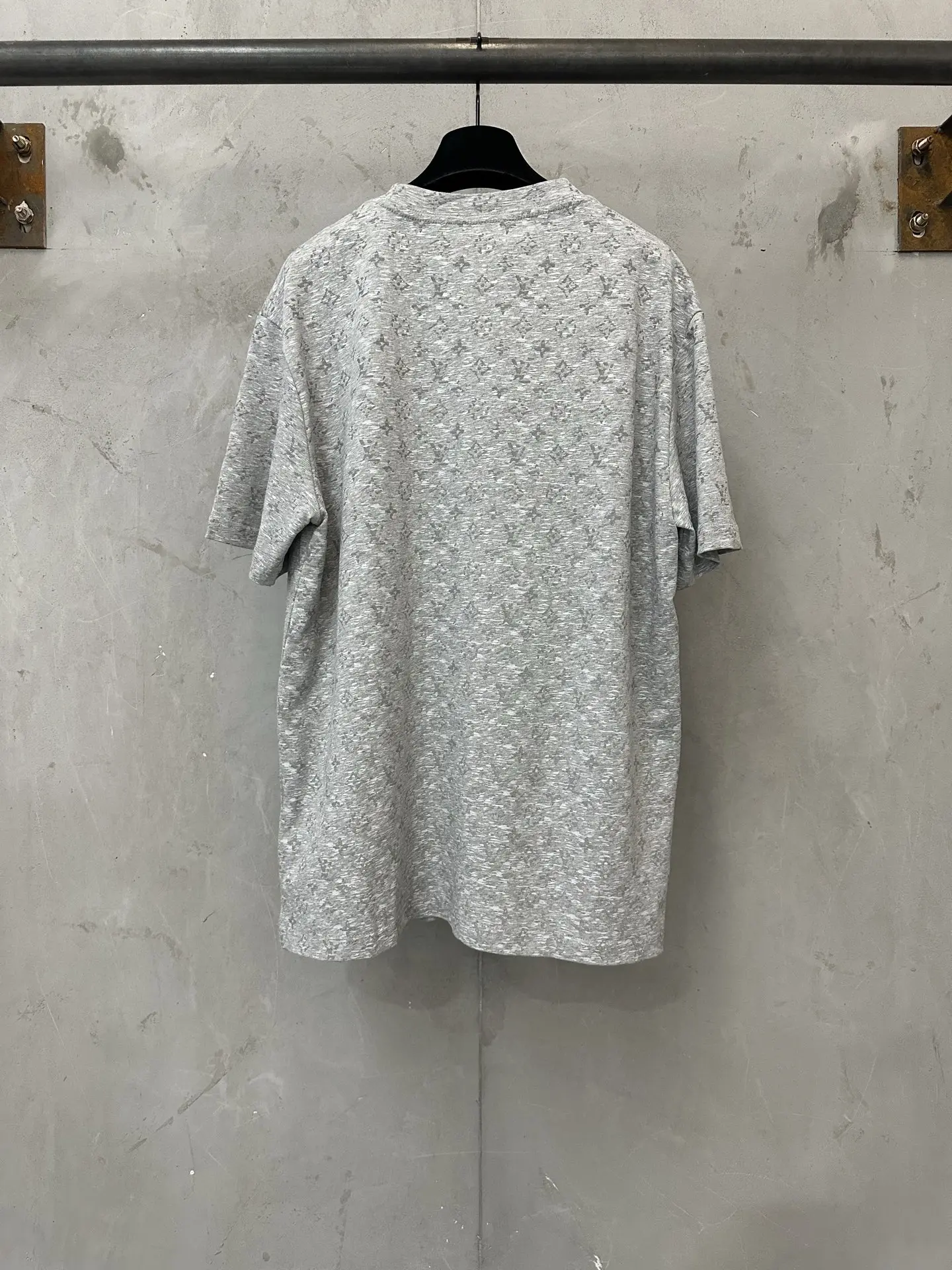 Monogram Reflective Print Cotton T-Shirt D23018842 — view 2