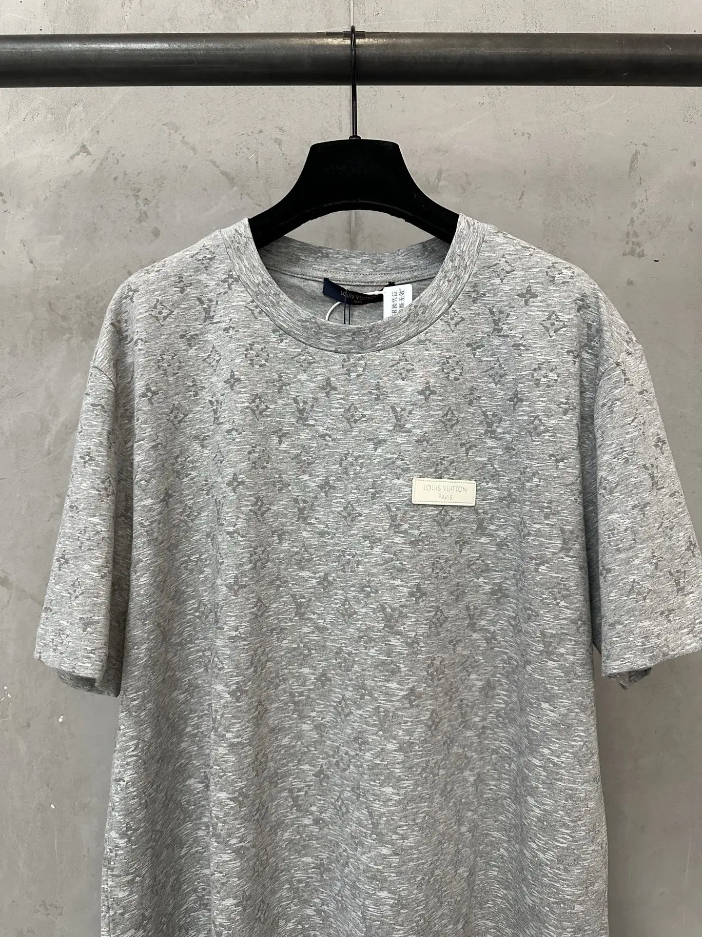 Monogram Reflective Print Cotton T-Shirt D23018842 — view 3