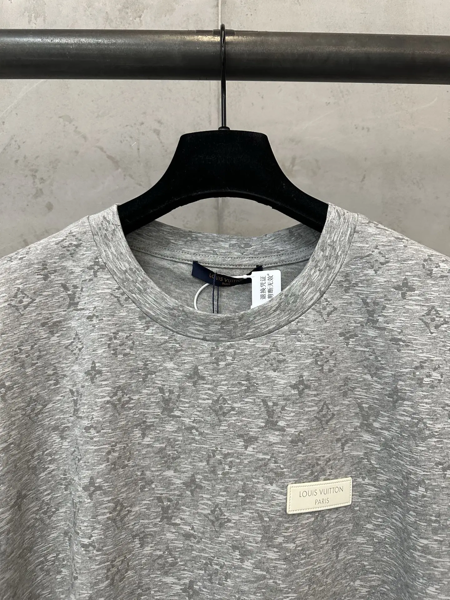 Monogram Reflective Print Cotton T-Shirt D23018842 — view 5