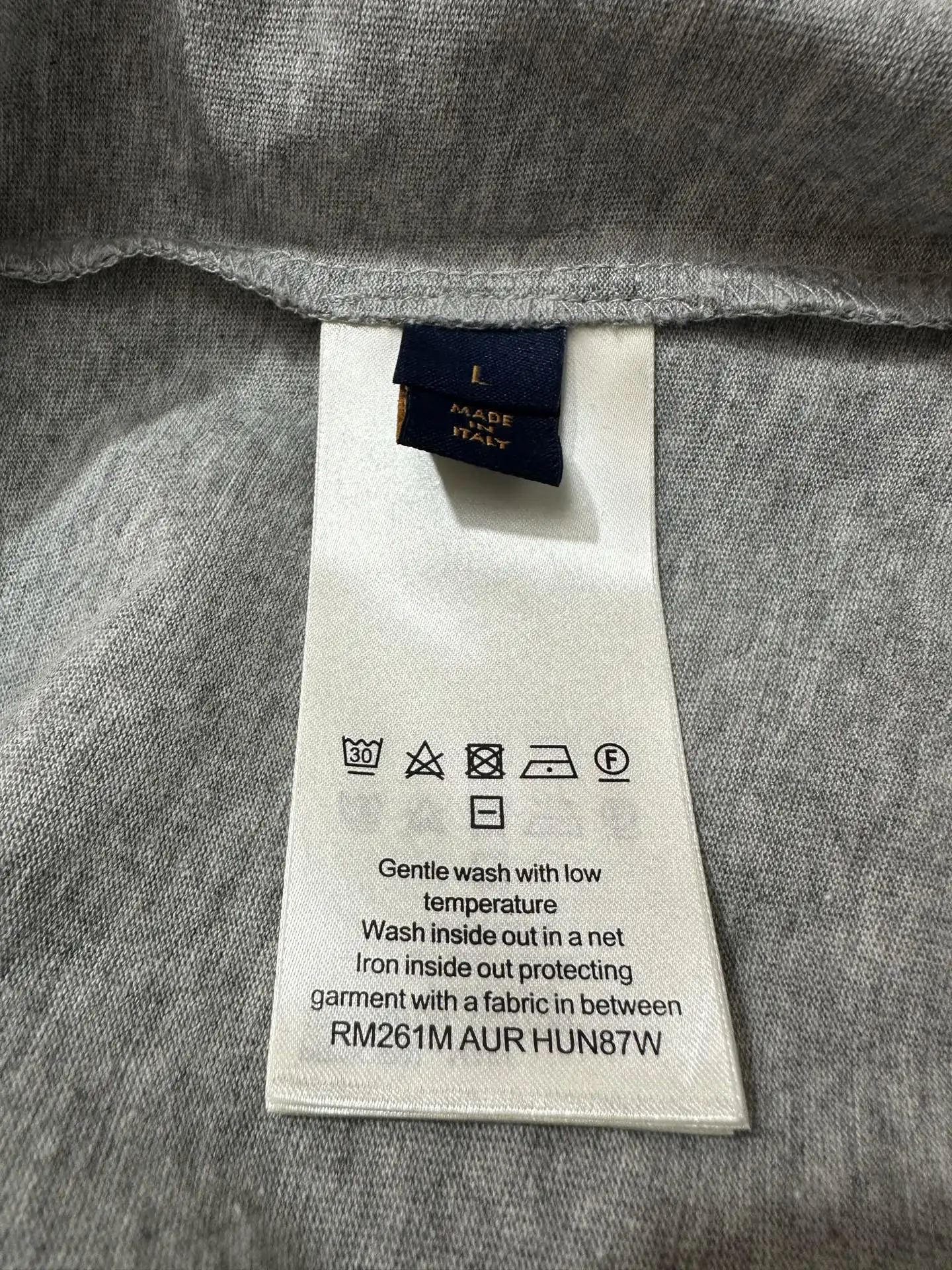 Monogram Reflective Print Cotton T-Shirt D23018842 — view 10