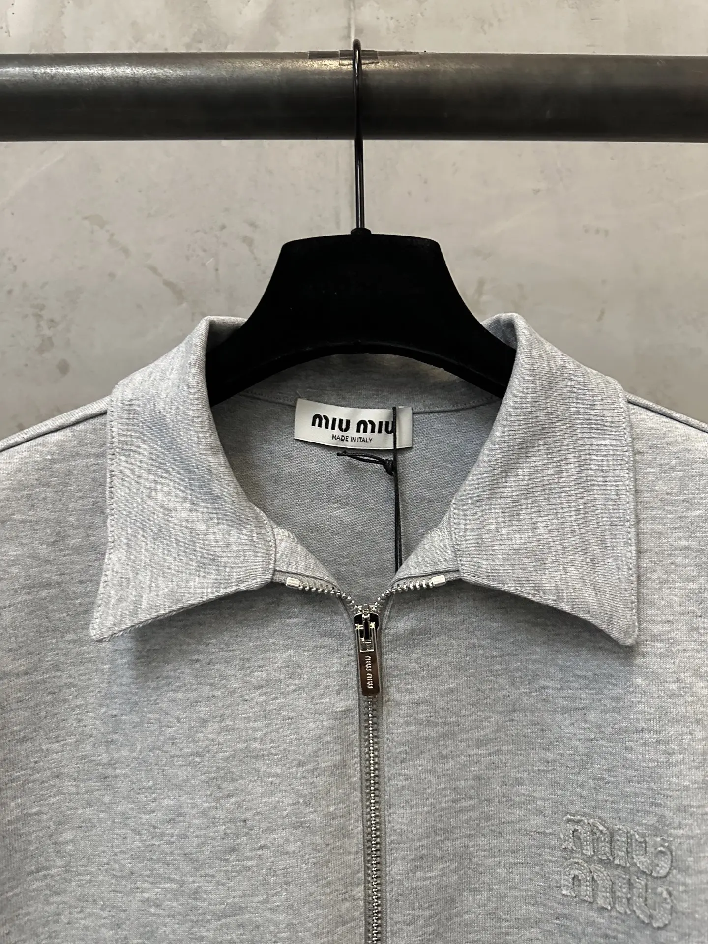Logo-Embroidered Quarter-Zip Polo Shirt D23011181 — view 5