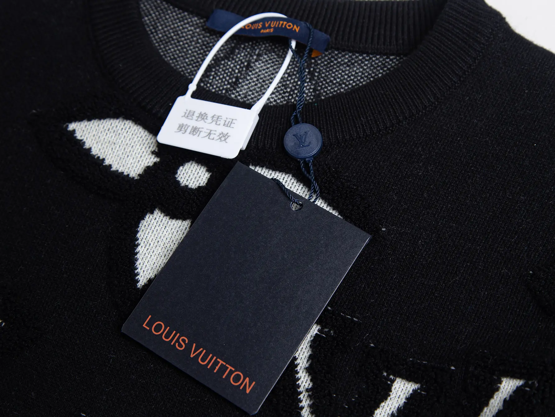 Monogram Jacquard Wool-Blend Sweater D23016026 — view 6