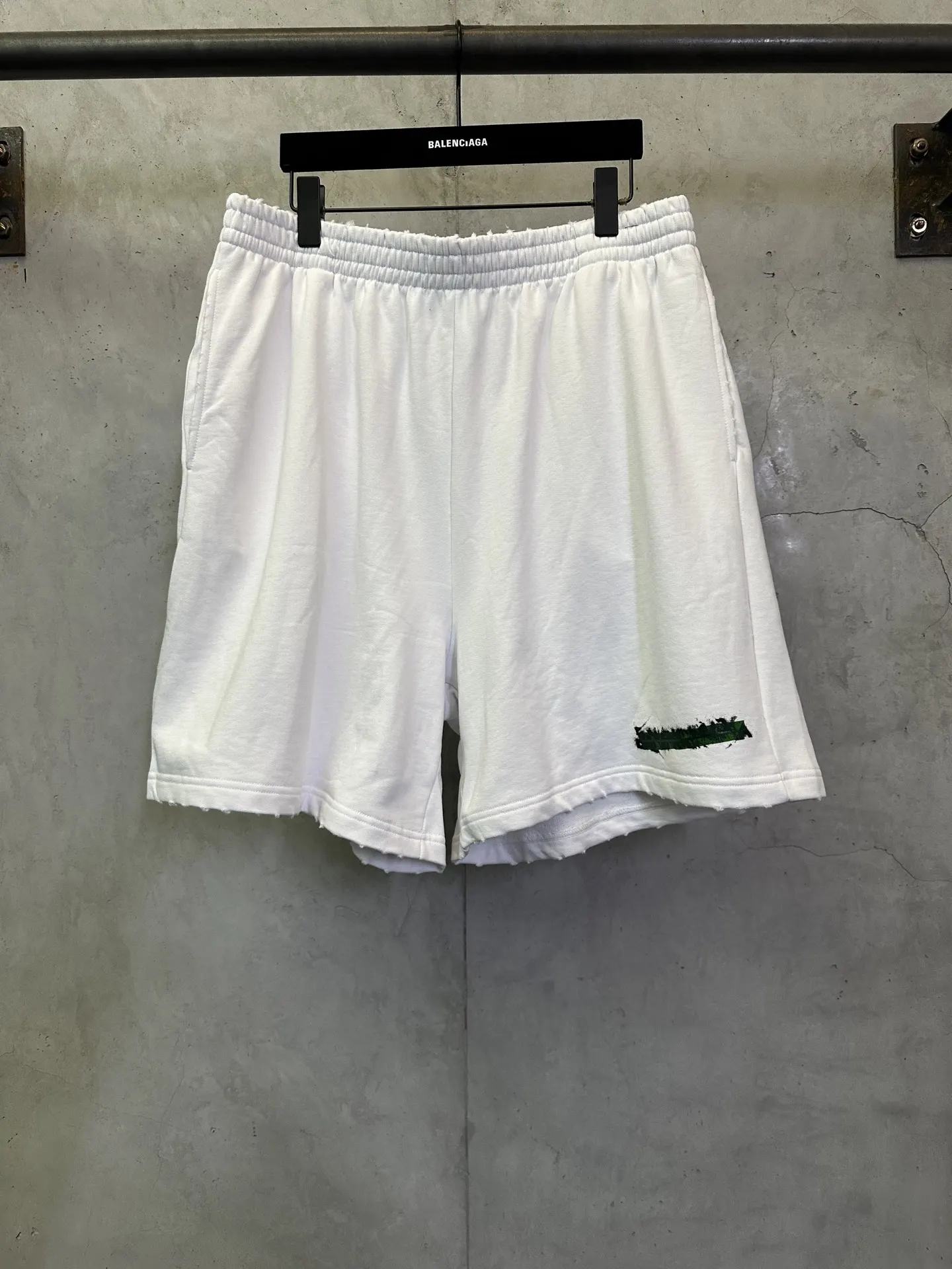 Gaffer Tape Logo Cotton Jersey Shorts D23512332