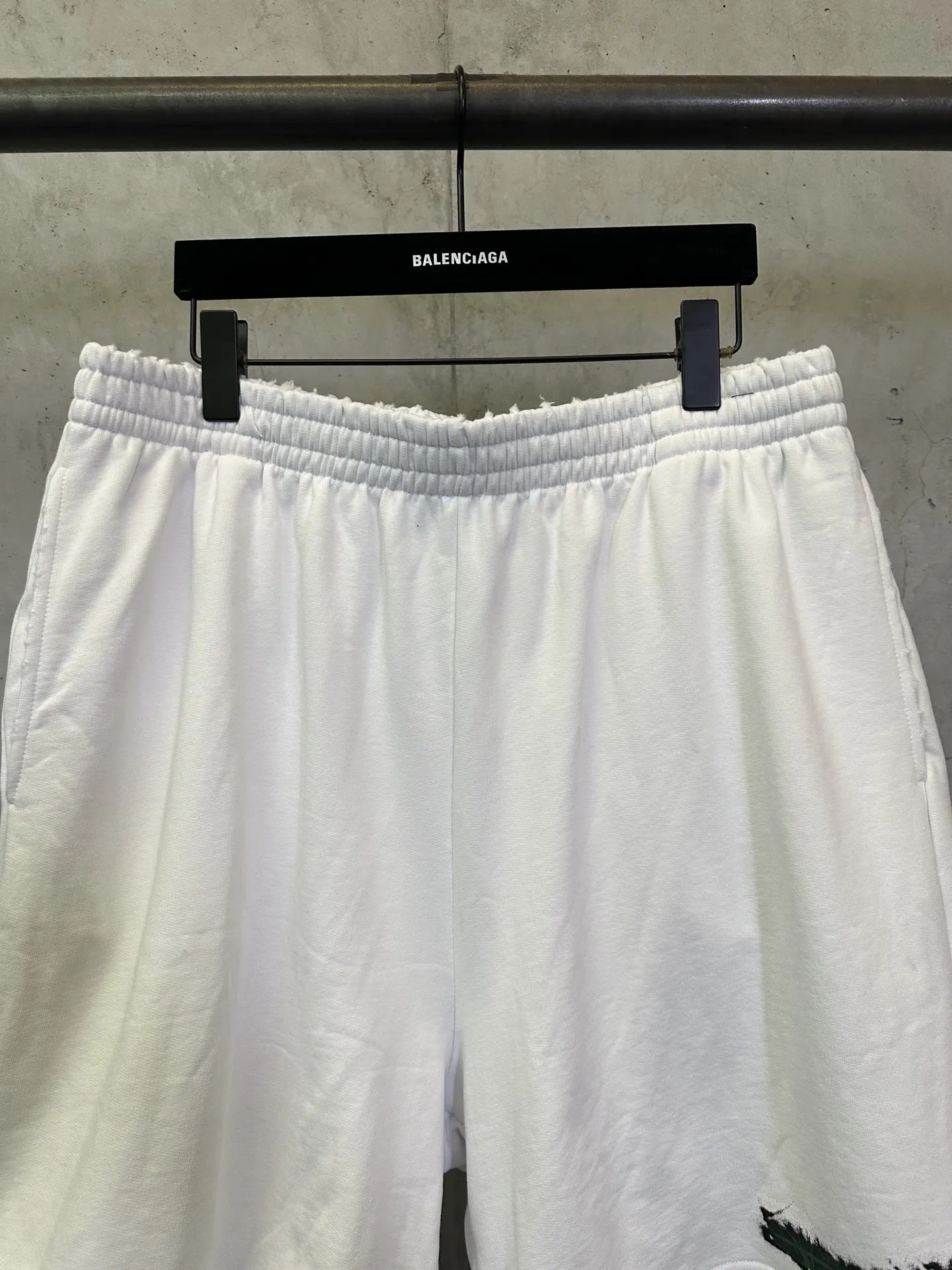 Gaffer Tape Logo Cotton Jersey Shorts D23512332 — view 3