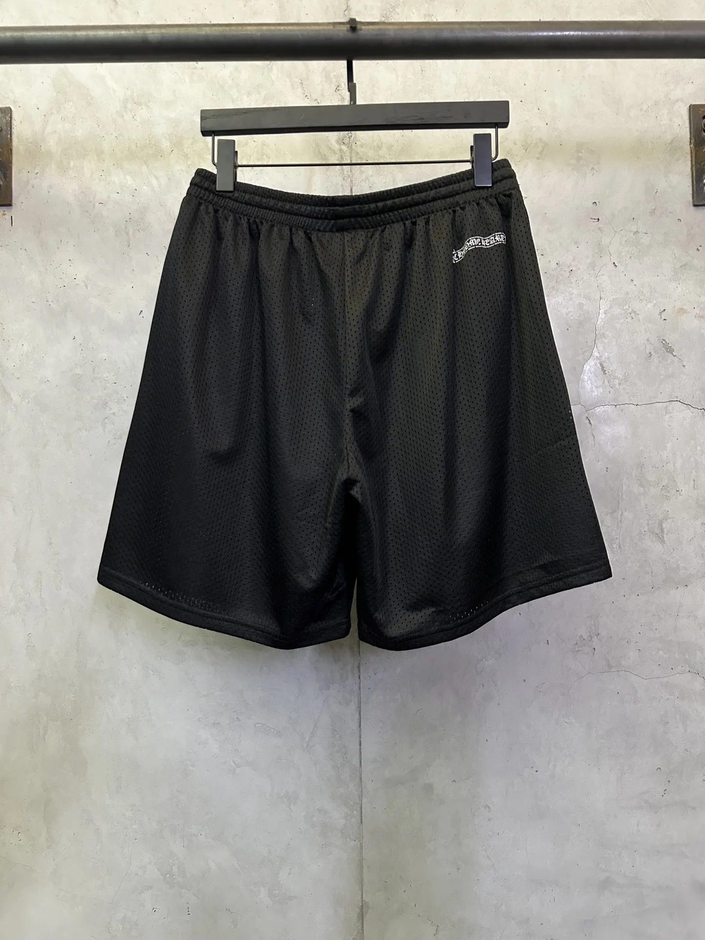 Logo-Print Mesh Jersey Shorts D24012388 — view 2