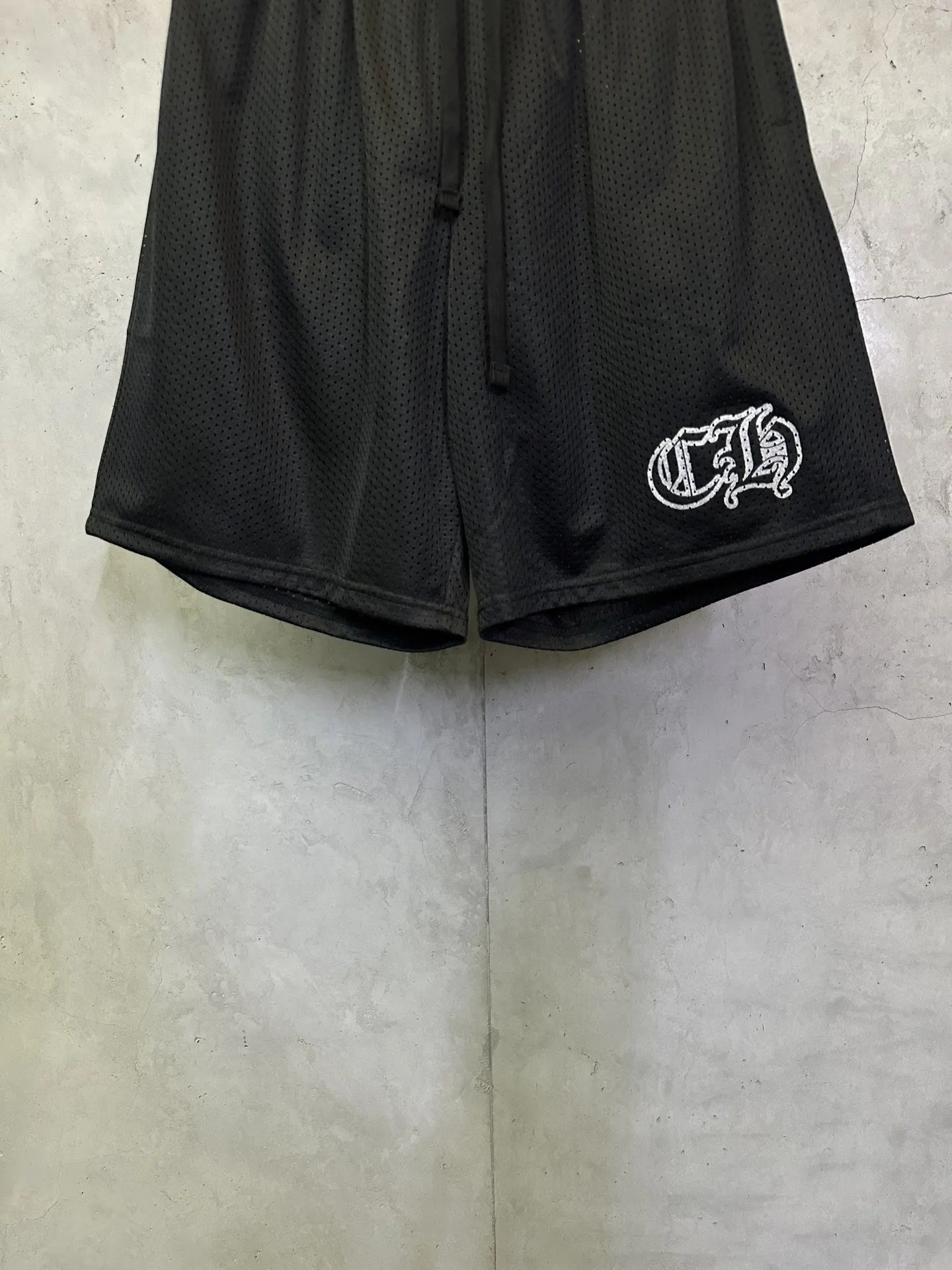Logo-Print Mesh Jersey Shorts D24012388 — view 4