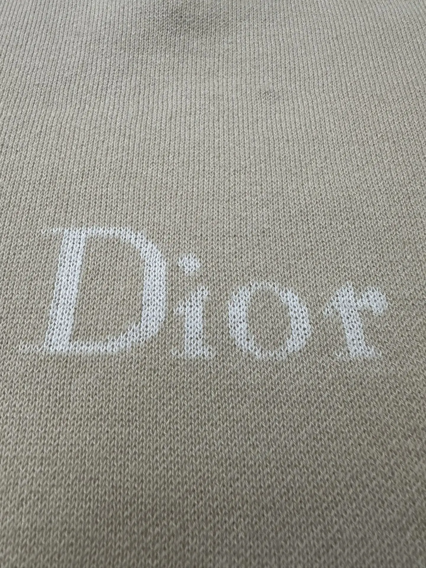 Logo Jacquard Cotton Knit T-Shirt D24018896 — view 7