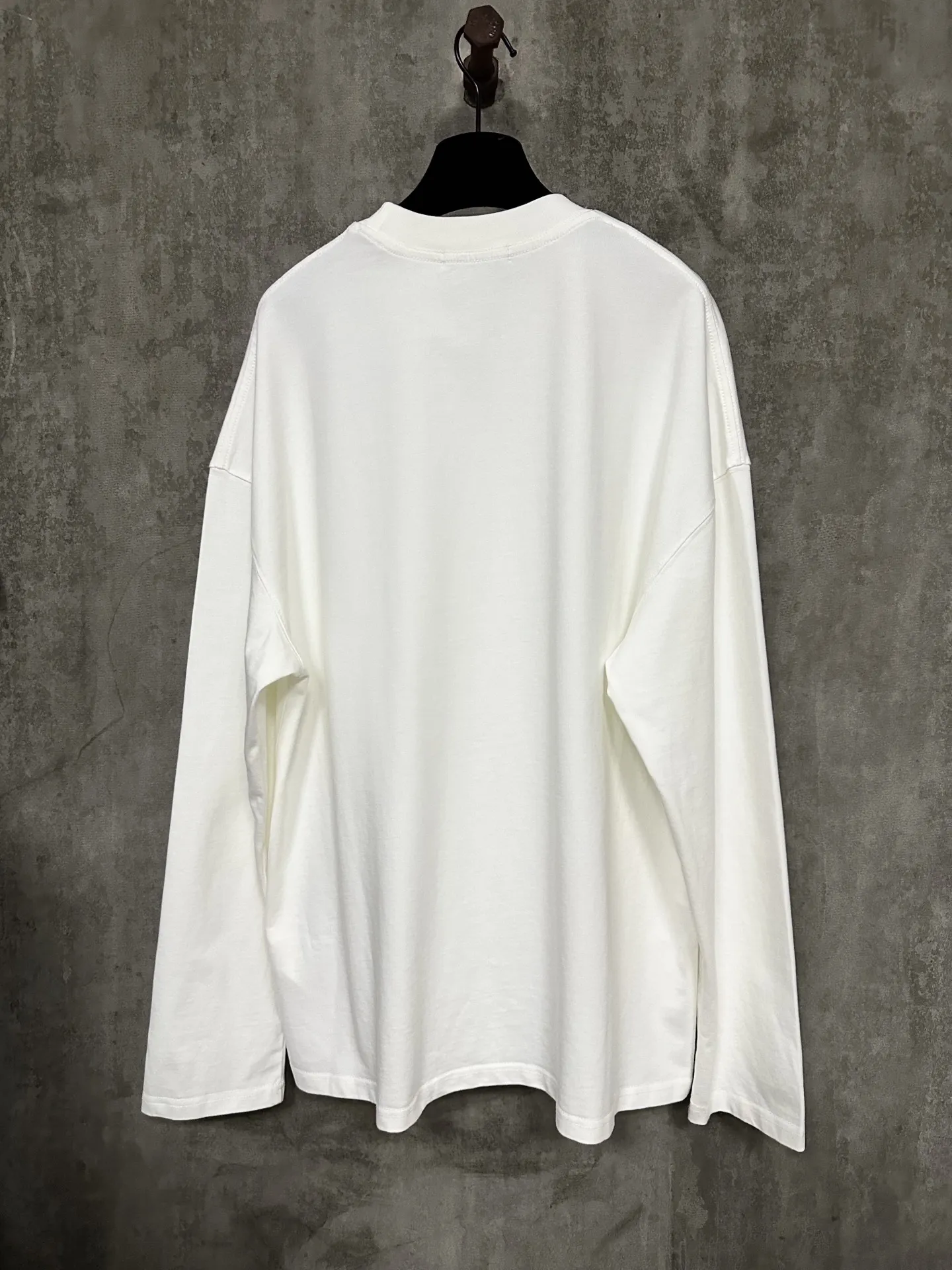 Logo Print Long-Sleeved Cotton T-Shirt D24015320 — view 2