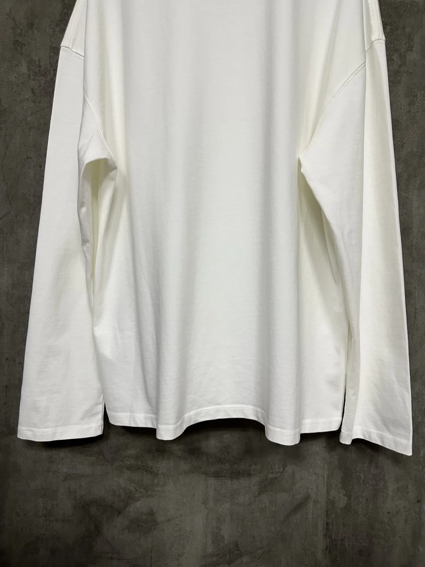 Logo Print Long-Sleeved Cotton T-Shirt D24015320 — view 6