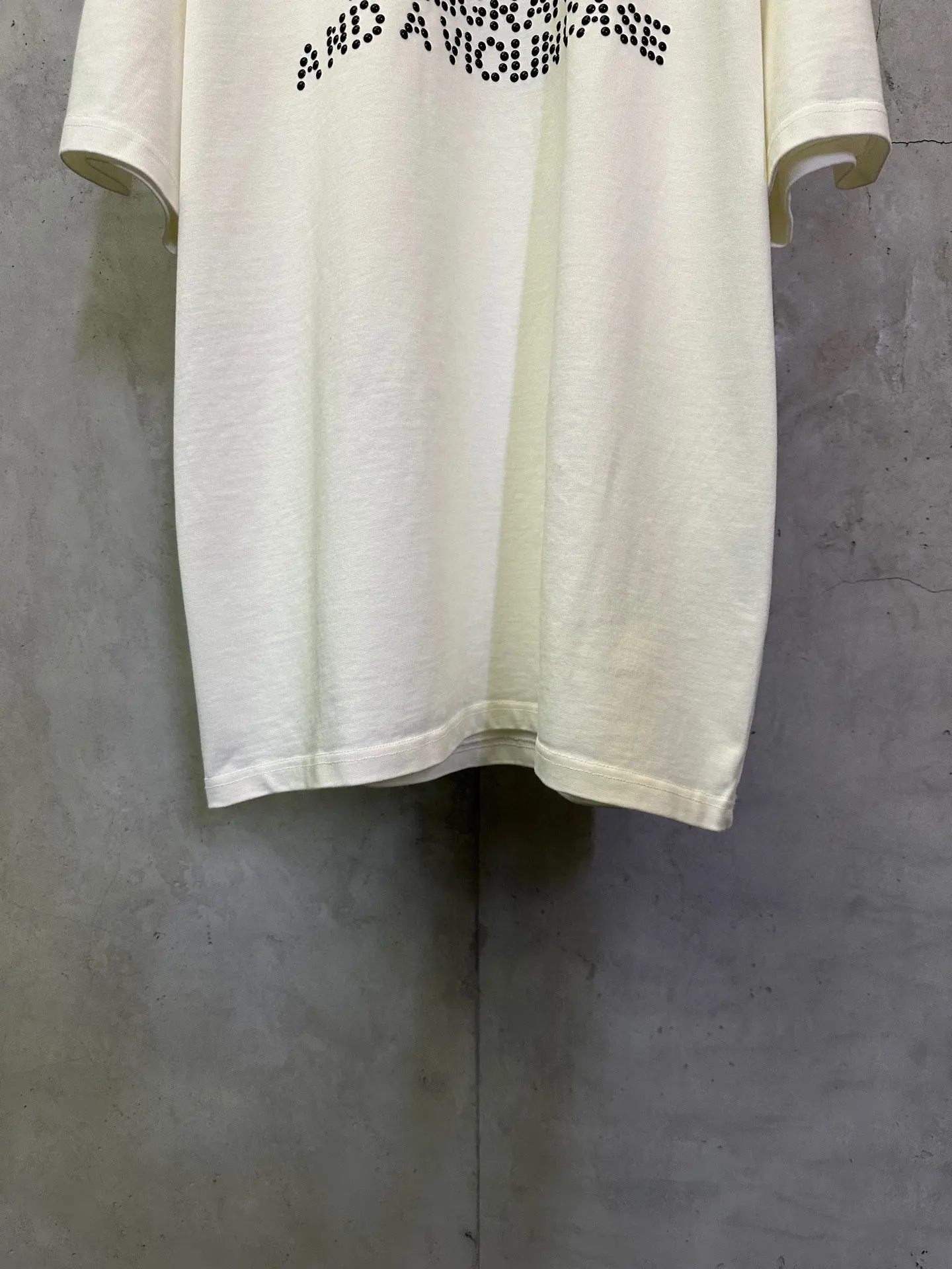 Embellished Logo Heavyweight Cotton T-Shirt D24011931 — view 4