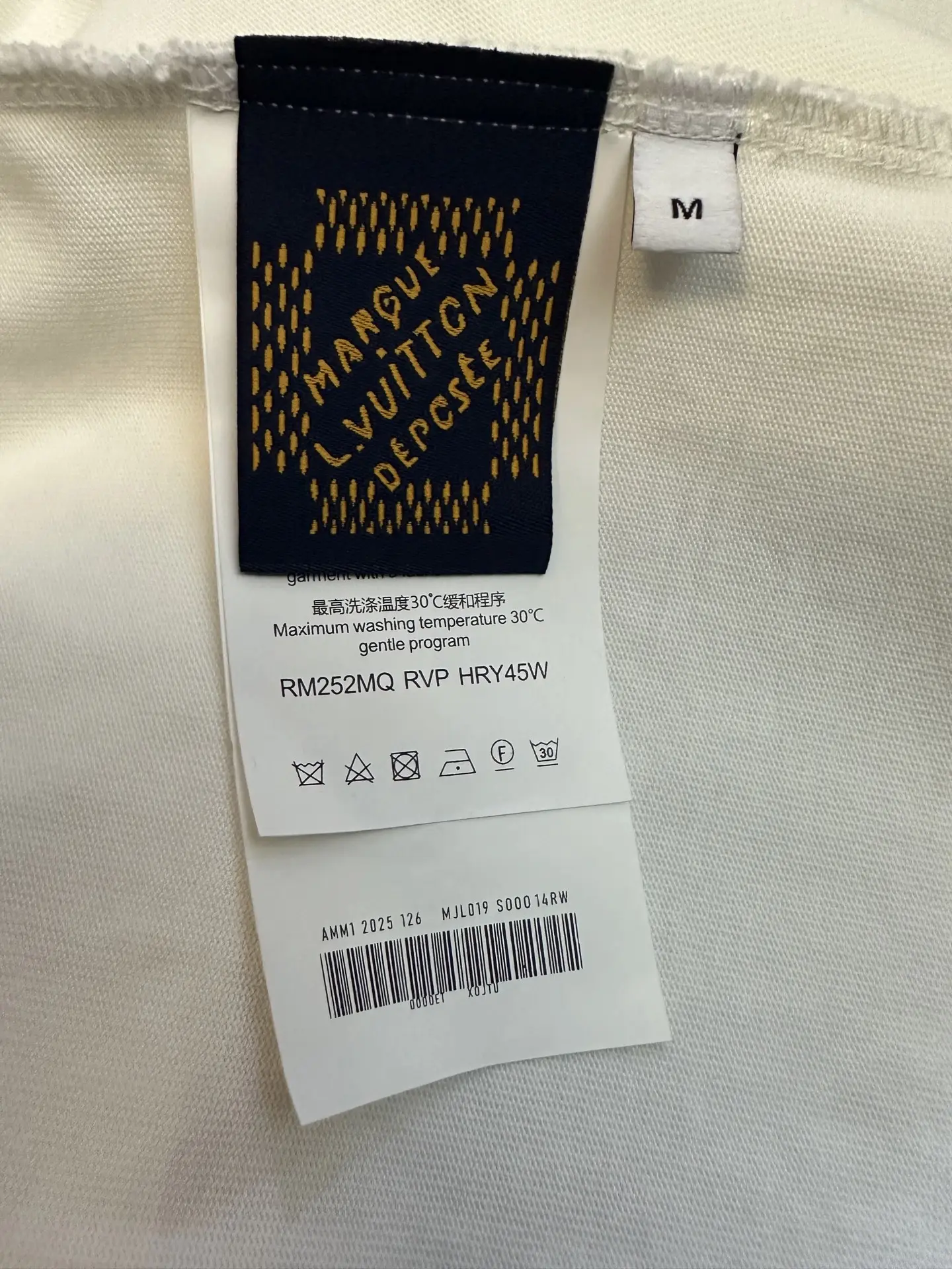 Embellished Logo Heavyweight Cotton T-Shirt D24011931 — view 9