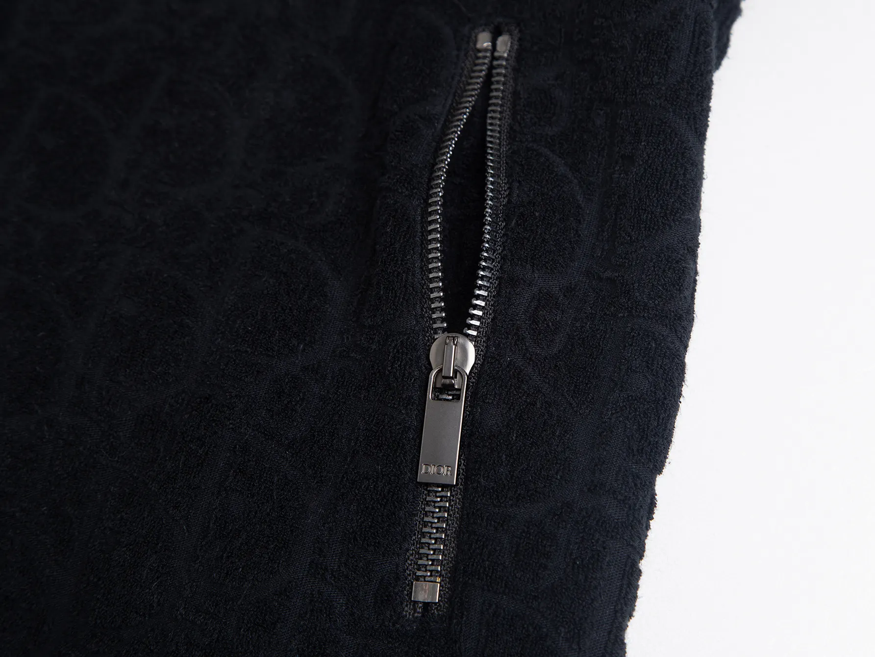 Oblique Jacquard Terry Cotton Zip-Up Jacket D24516048 — view 7