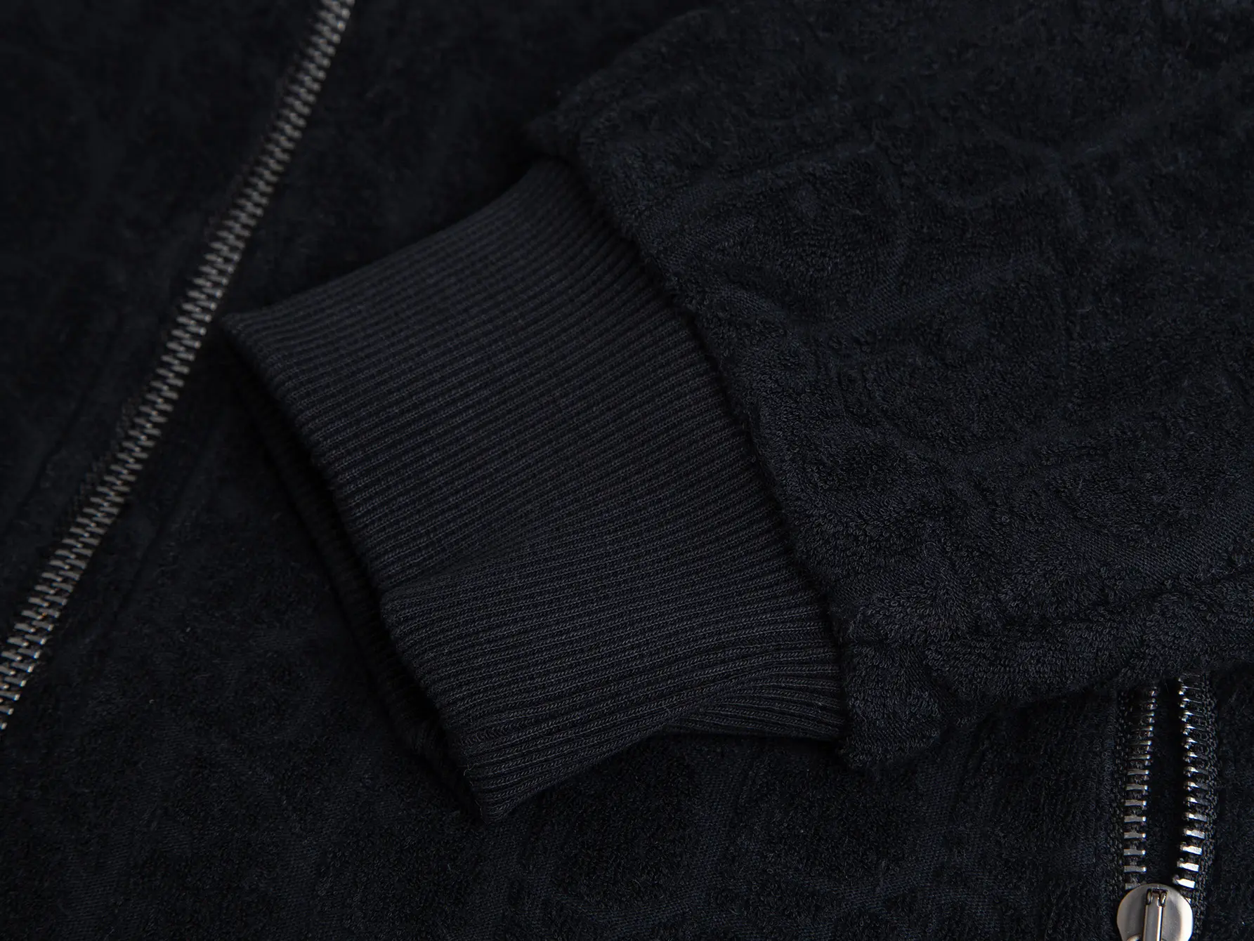 Oblique Jacquard Terry Cotton Zip-Up Jacket D24516048 — view 8