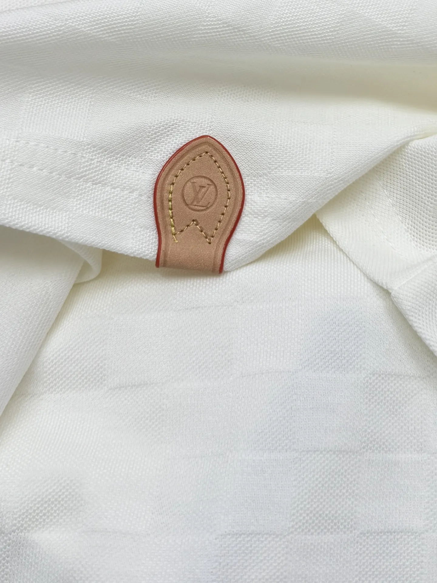 Damier Silk-Cotton Piqué Polo Shirt D24513836 — view 5
