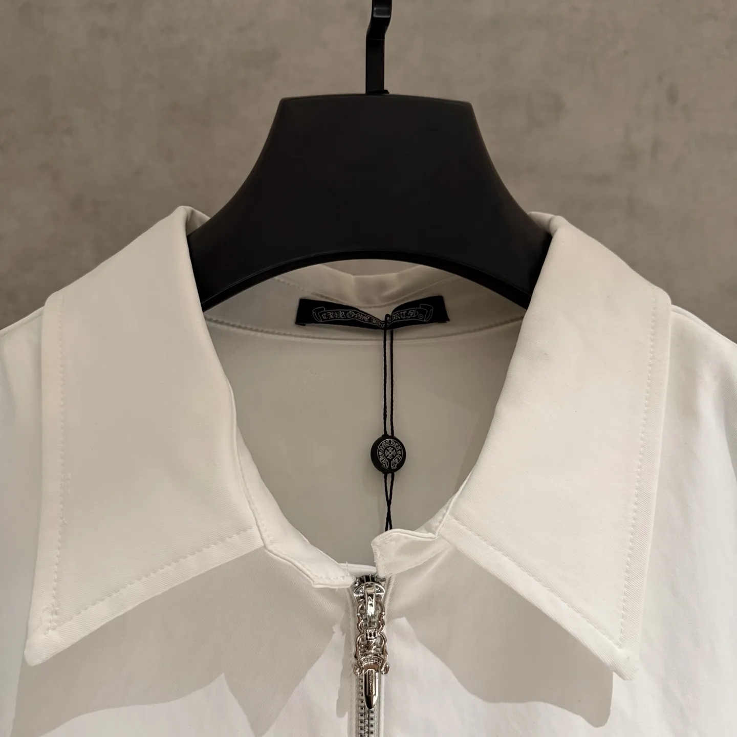 Cross Patch Zip-Up Oversized Shirt D24523672 — view 5