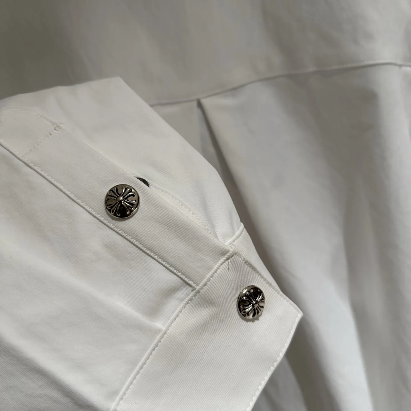Cross Patch Zip-Up Oversized Shirt D24523672 — view 7