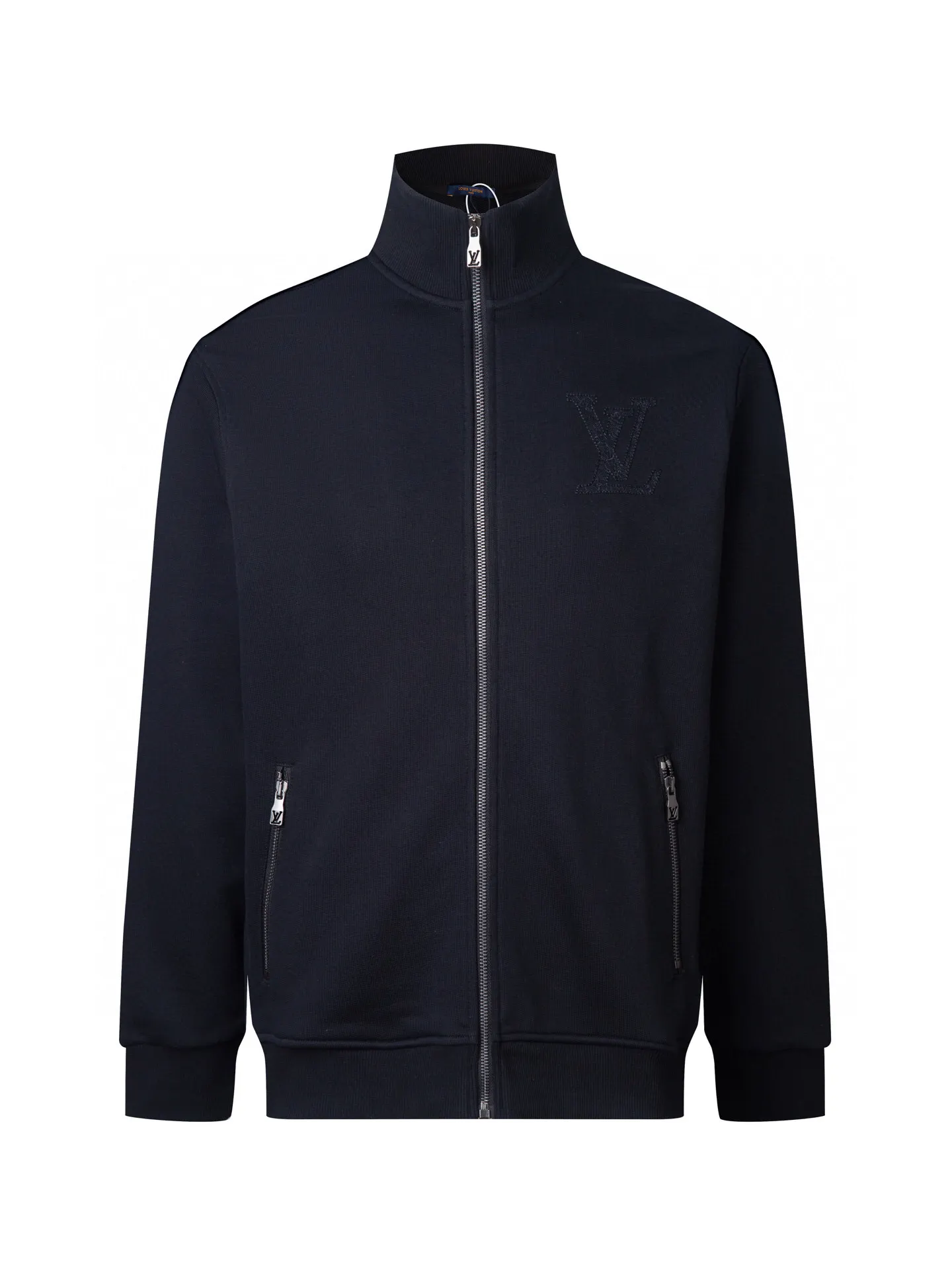 Embroidered Logo Zip-Up Fleece Jacket D24516049