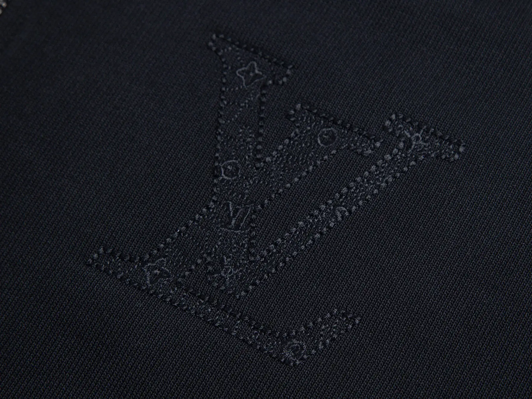 Embroidered Logo Zip-Up Fleece Jacket D24516049 — view 3