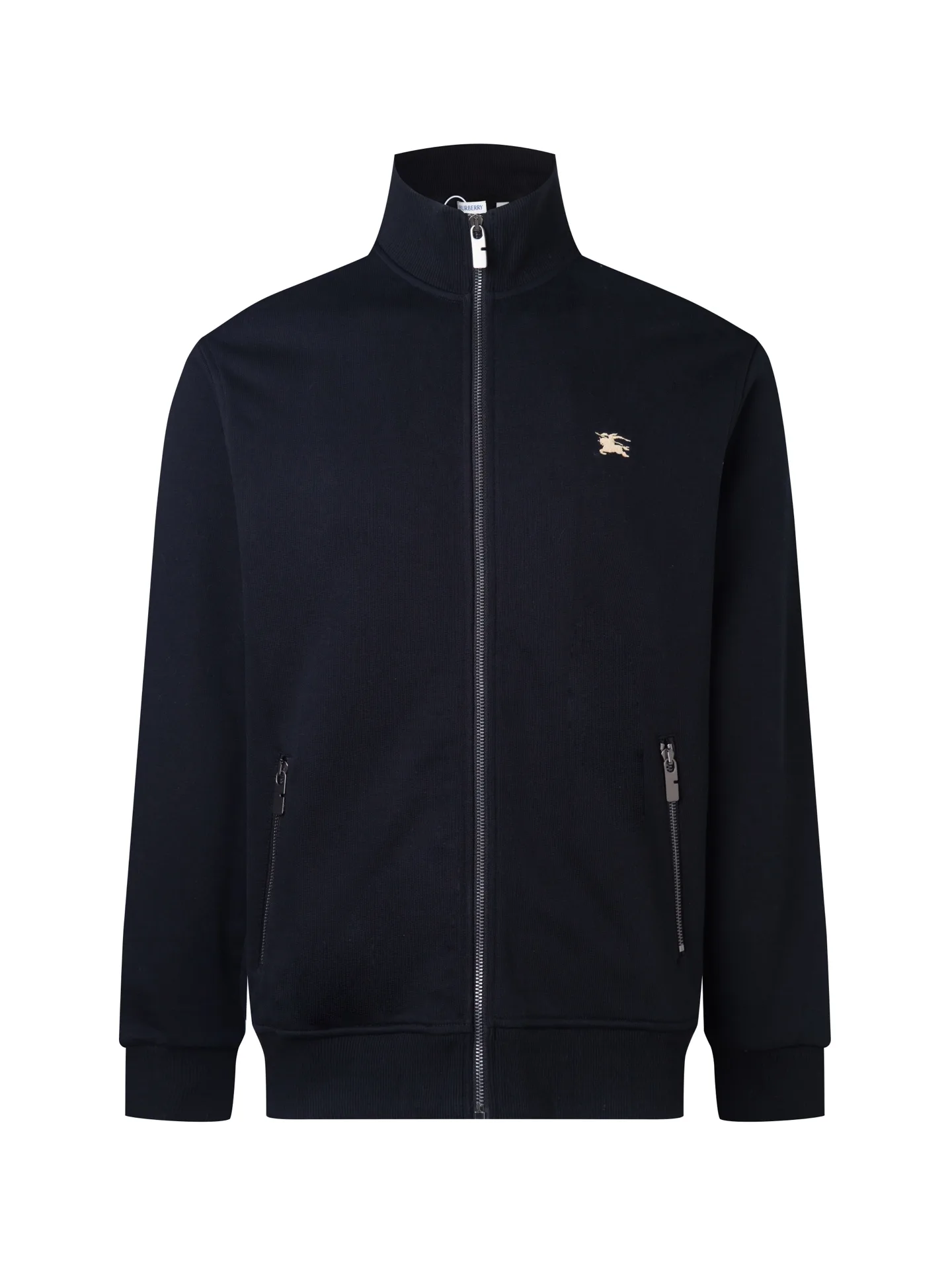 Embroidered Knight Fleece Zip-Up Jacket D24516074