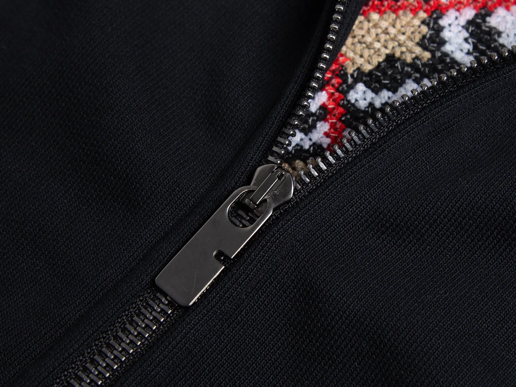 Embroidered Knight Fleece Zip-Up Jacket D24516074 — view 5