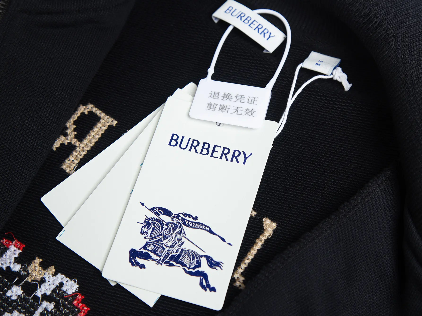 Embroidered Knight Fleece Zip-Up Jacket D24516074 — view 6