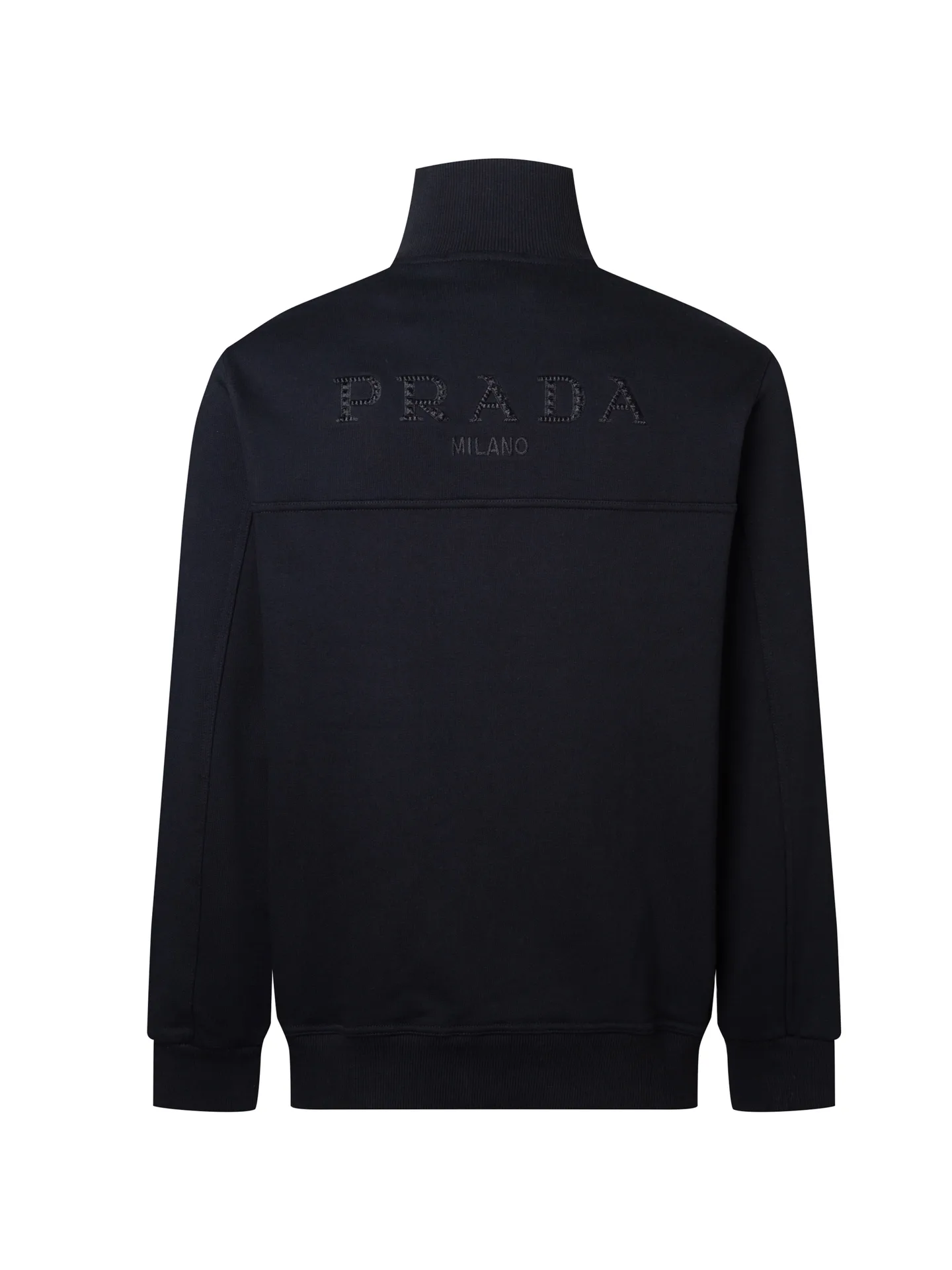 Logo-Embellished Fleece-Back Zip-Up Sweatshirt D24516077 — view 2