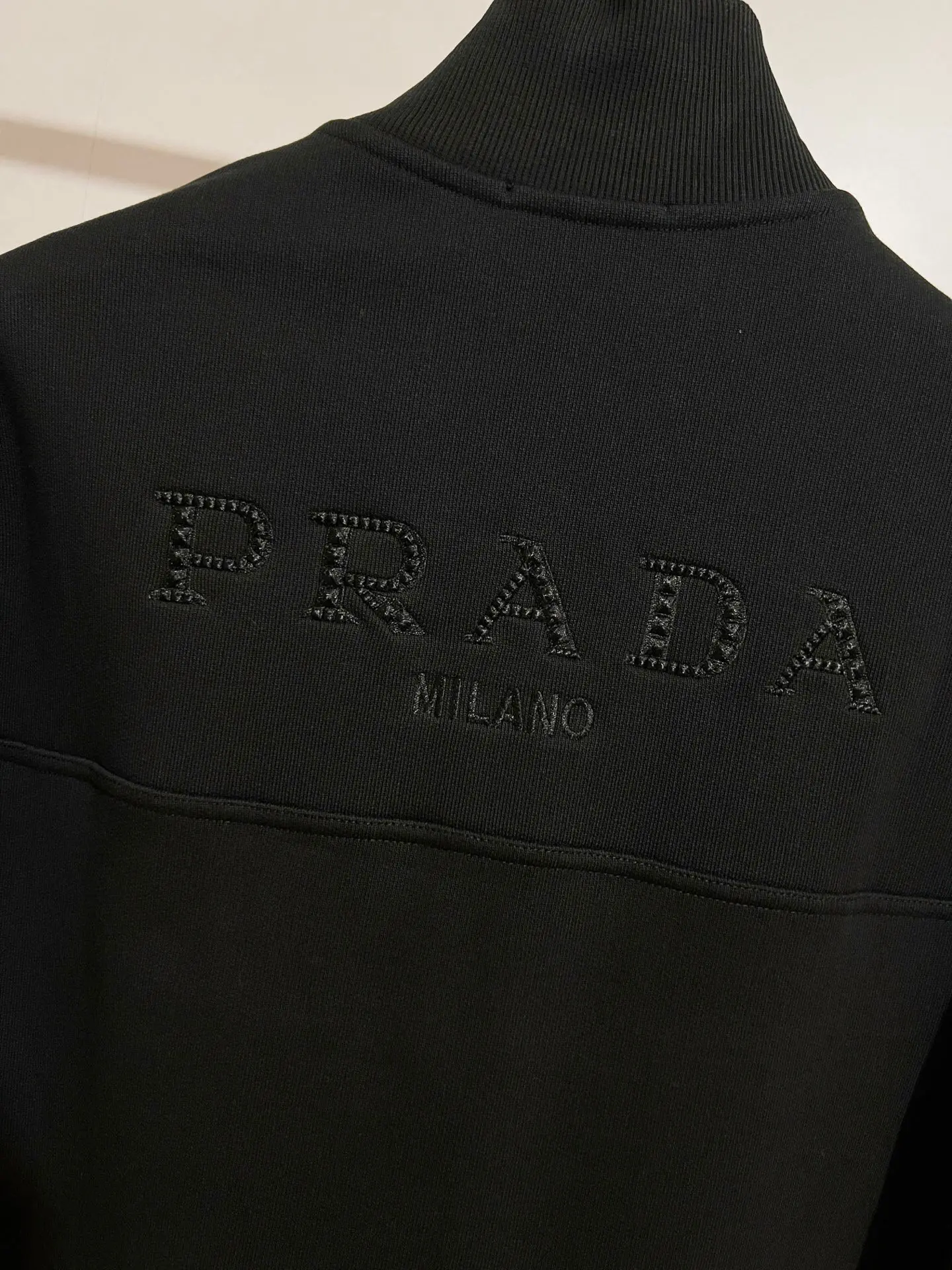 Logo-Embellished Fleece-Lined Zip-Up Jacket D24516090 — view 3