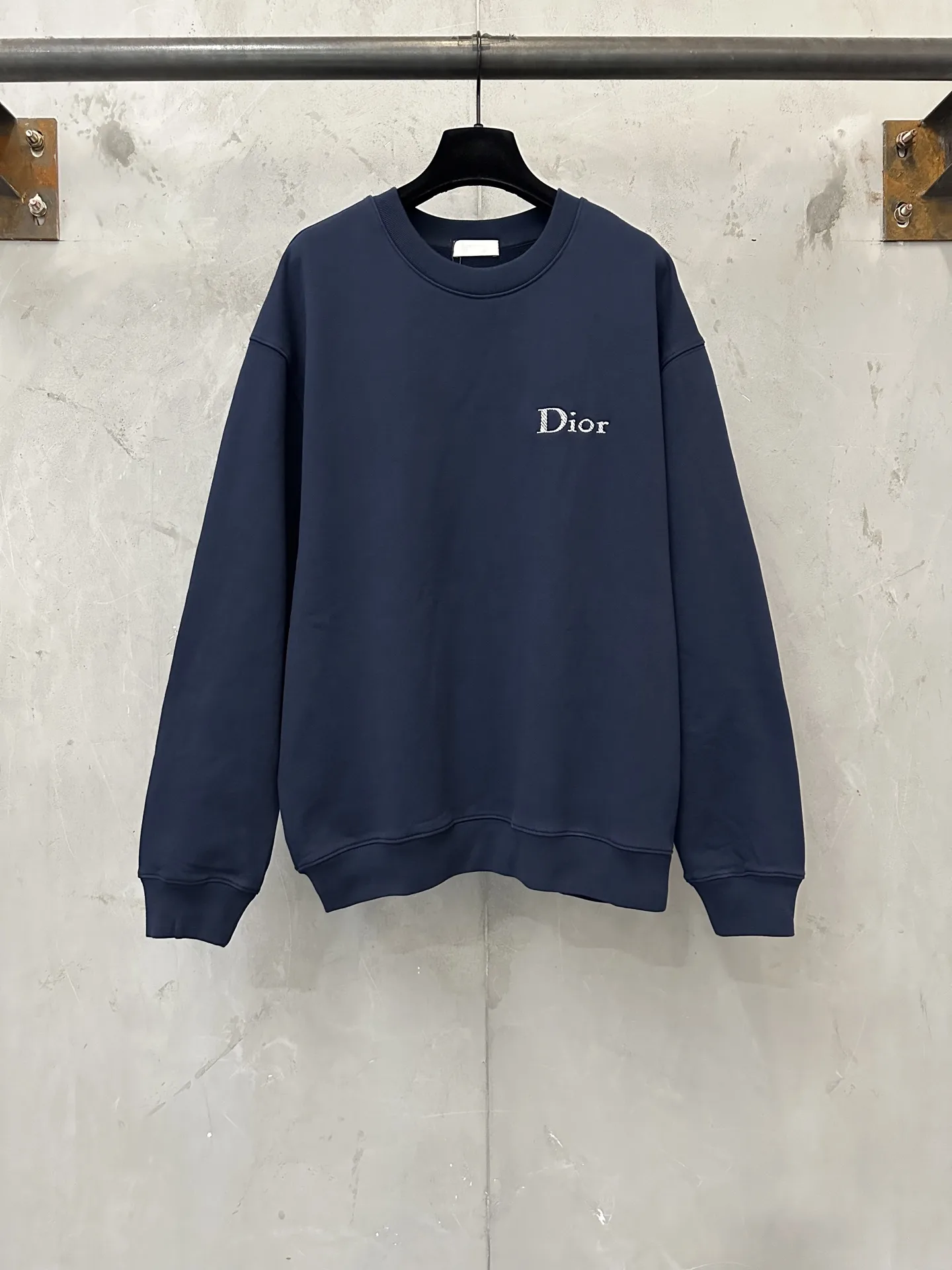 Logo Embroidery Heavyweight Cotton Sweatshirt D25018834