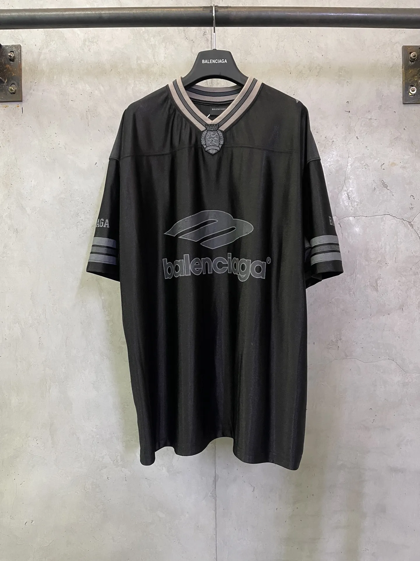 Logo-Embroidered Oversized Football Jersey D25015278